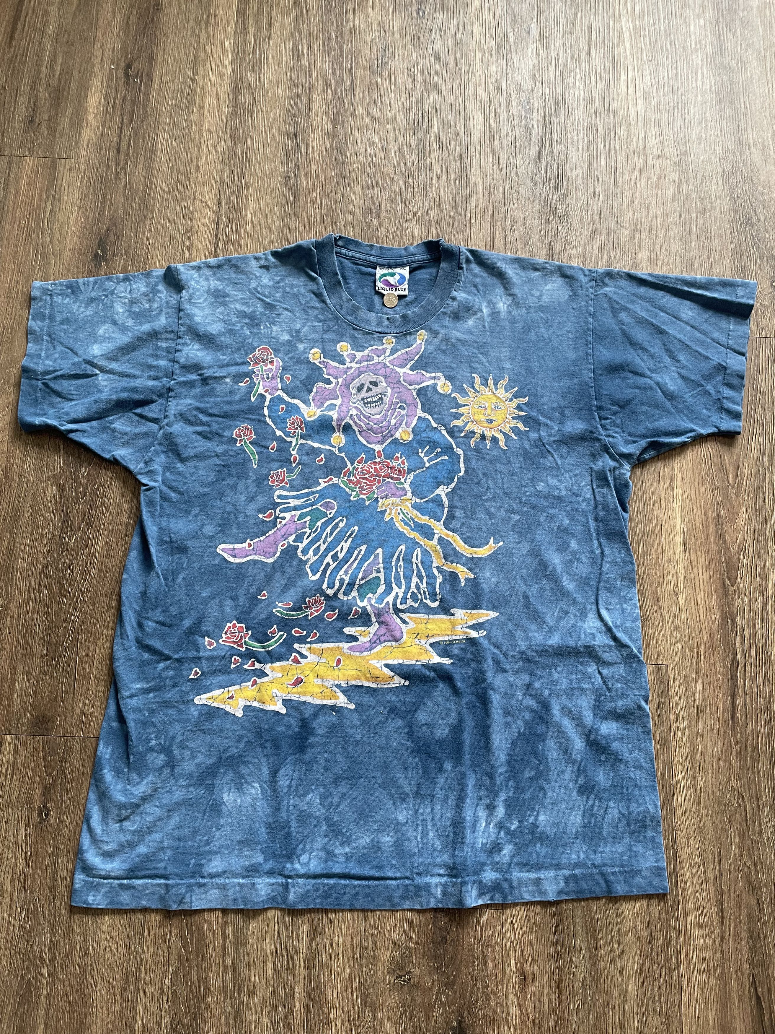 Vintage 90s Dolphins T-shirt by Liquid Blue Retro Tie-dye 