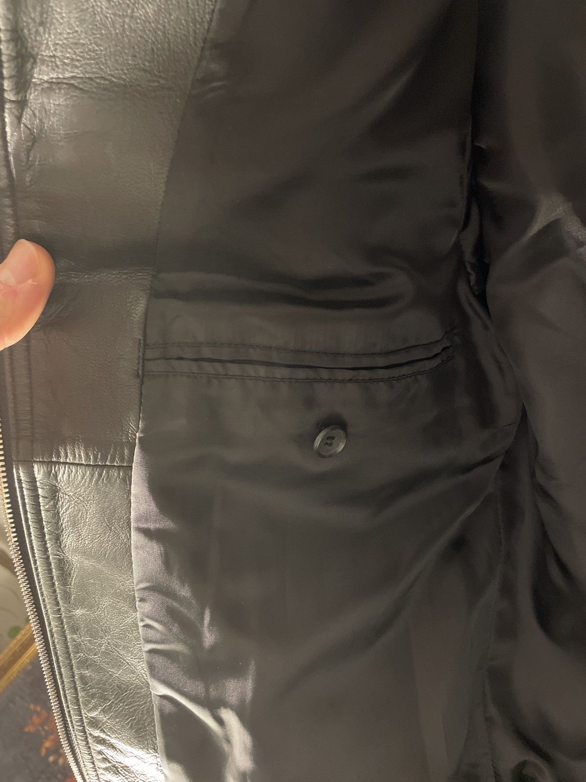 Yohji Yamamoto Yohji Yamamoto A.A.R (Against All Risks) leather Jacket Size US S / EU 44-46 / 1 - 8 Thumbnail