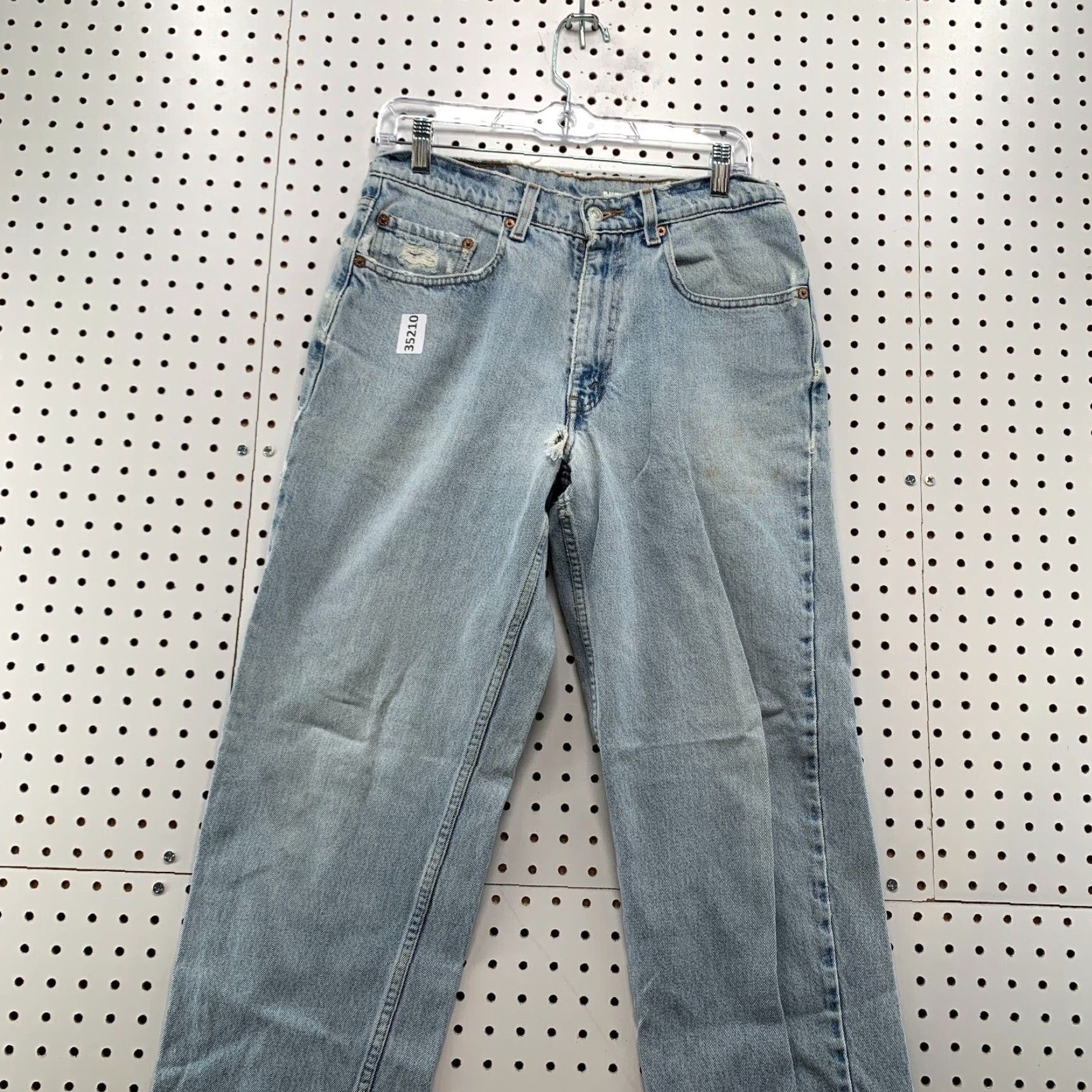 Levi's VINTAGE Levi's 550 Jeans Mens Relaxed 30x29.5 Light Wash Blue 90s Denim Size US 30 / EU 46 - 2 Thumbnail