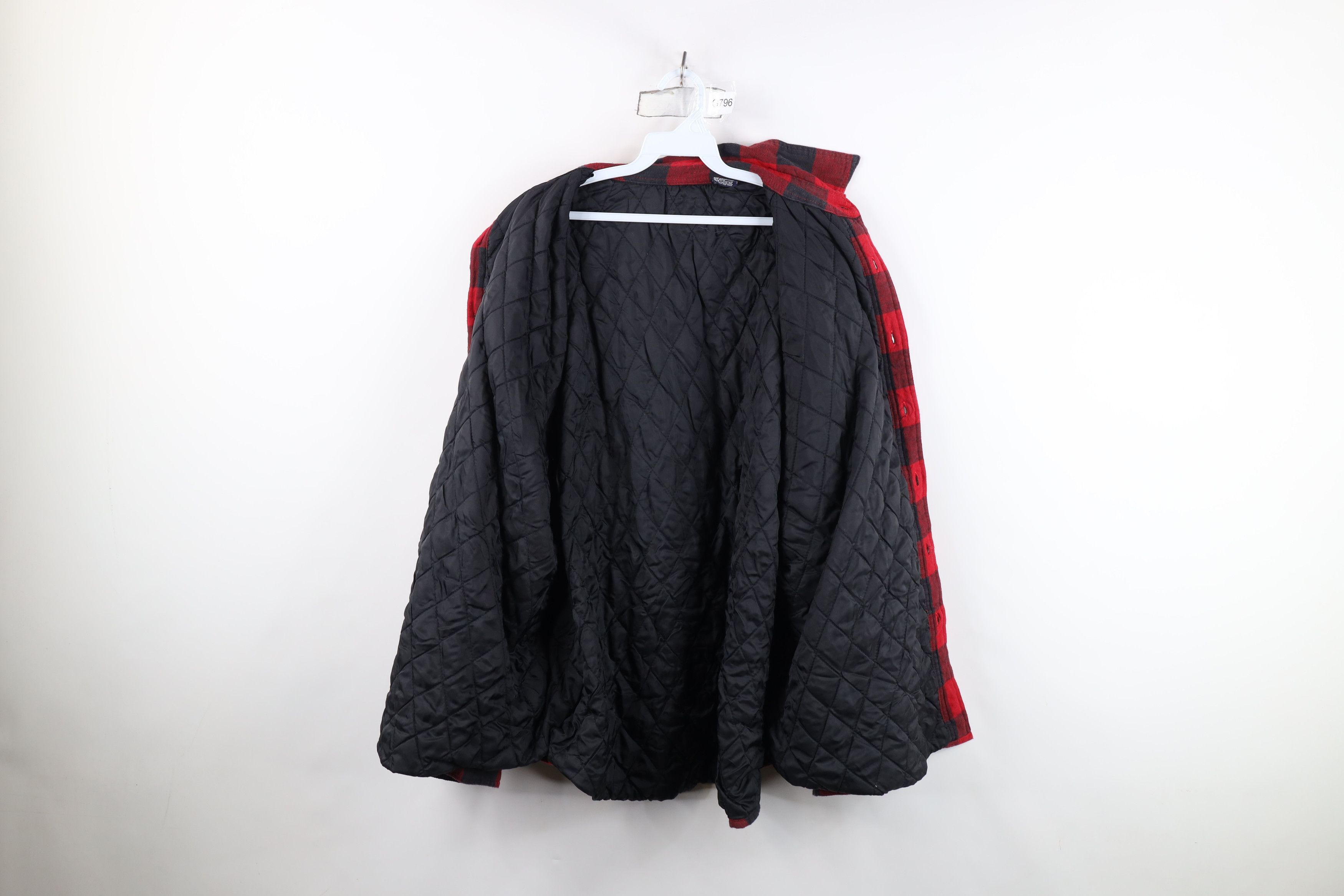 Vintage Vintage 90s Streetwear Flannel Button Shirt Jacket Jac Size US XXL / EU 58 / 5 - 8 Thumbnail