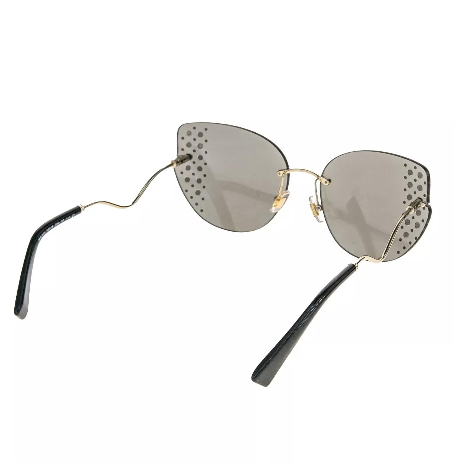 Miu Miu MIU MIU SCENIQUE MU51XS Silver Rimless Mirror Sunglasses 51X Size ONE SIZE - 7 Thumbnail