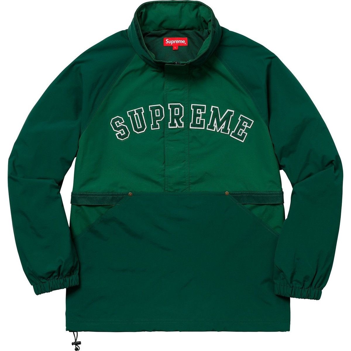 Supreme Used SS18 Supreme Court Half Zip Pullover Dark Green Size L Size US L / EU 52-54 / 3 - 16 Thumbnail