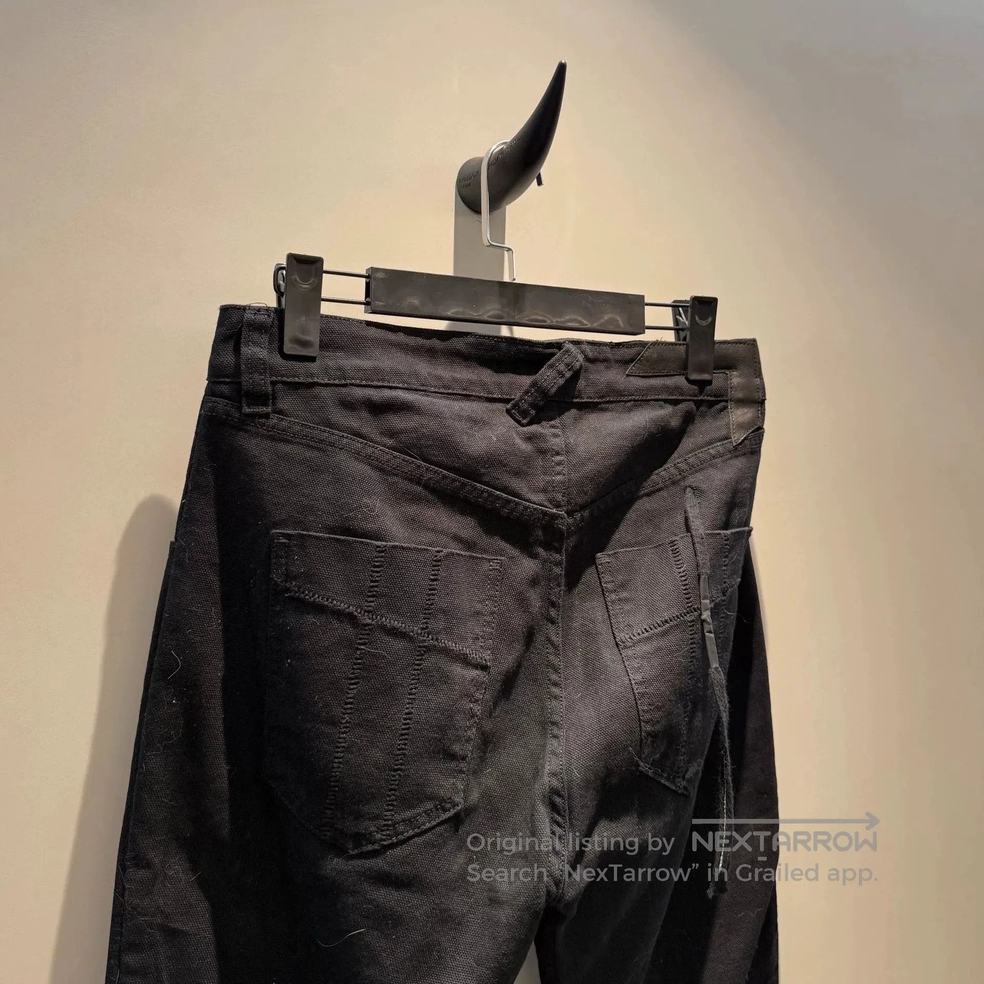 Boris Bidjan Saberi boris bidjan saber unique black trousers. Size US 41 - 4 Thumbnail