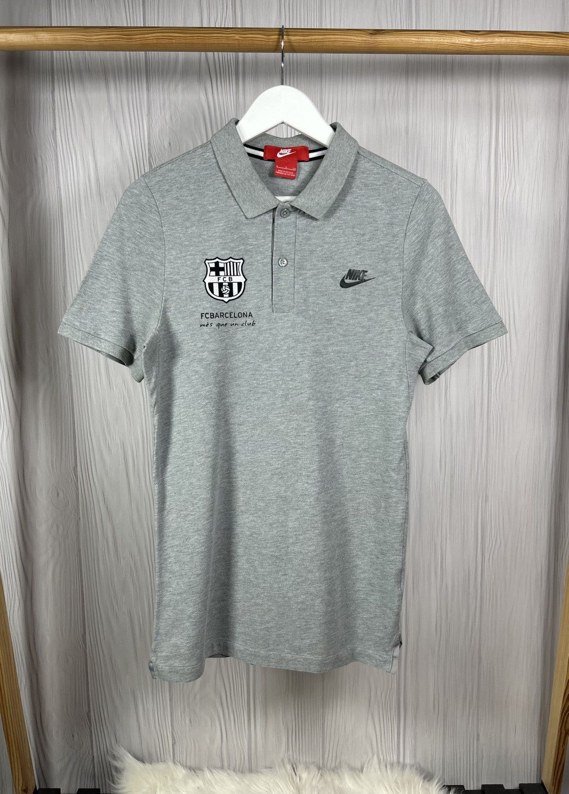 Nike Nike FC Barcelona Soccer Polo Size S Size US S / EU 44-46 / 1 - 1 Thumbnail