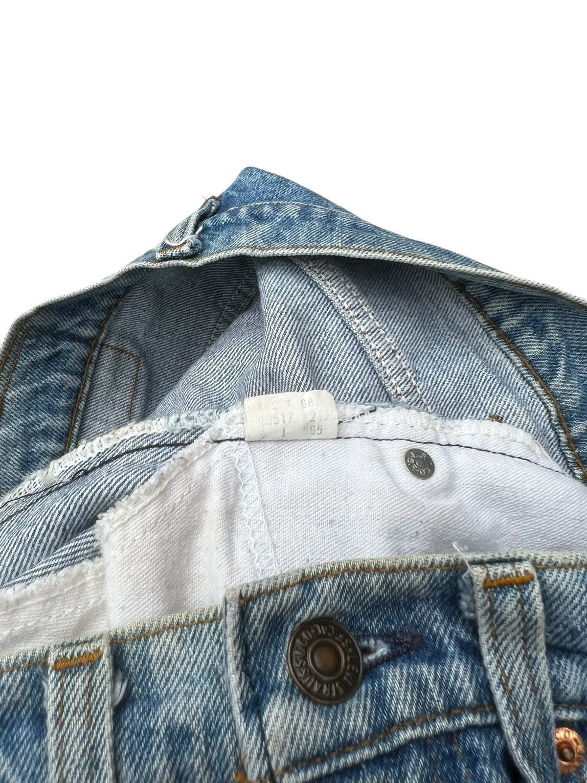Levi's VTG 80s Levi’s 517 Orange Tag Aging Mud Denim Flare Jeans Size US 31 - 21 Thumbnail
