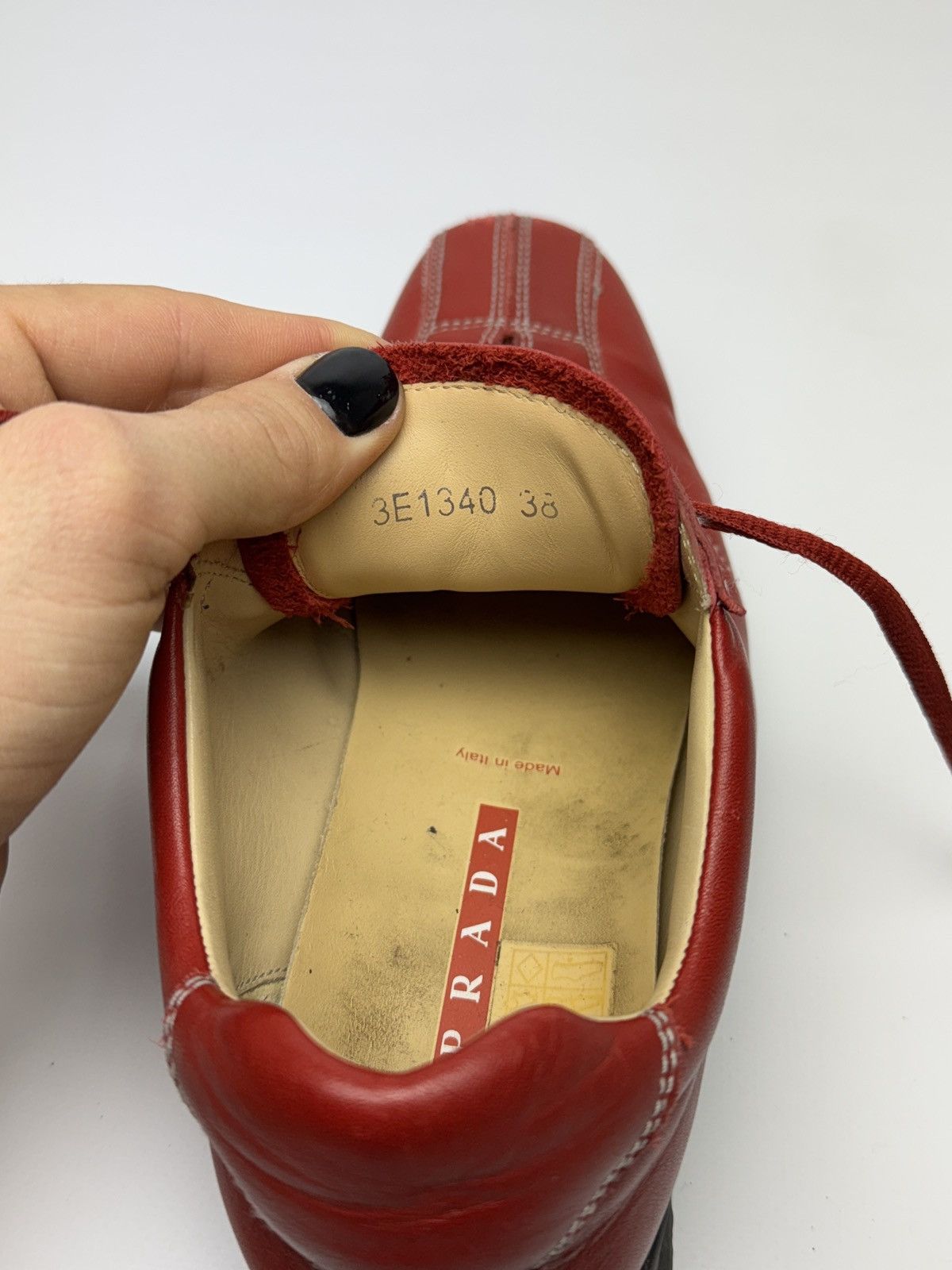 Prada Vintage Prada Sneakers 2000s Size US 8 / IT 38 - 7 Thumbnail