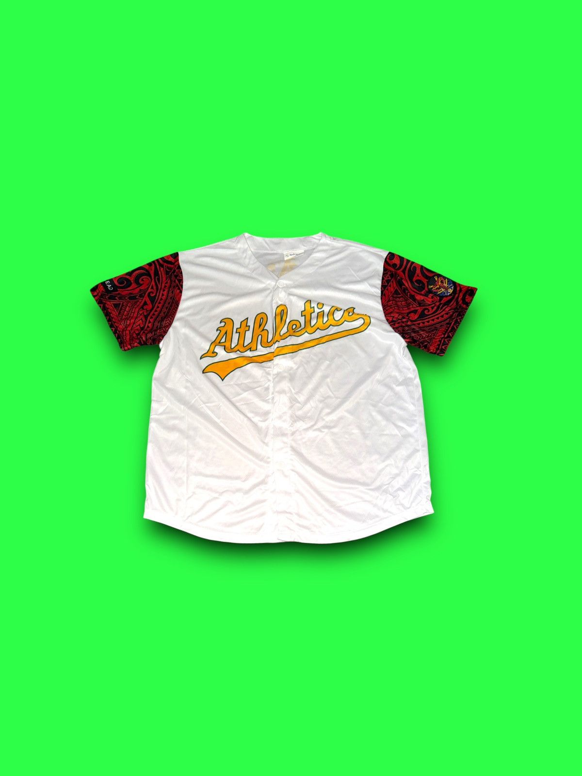 MLB Oakland A's Athletics Baseball MLB Pacific Islander Jersey Size US XL / EU 56 / 4 - 1 Thumbnail