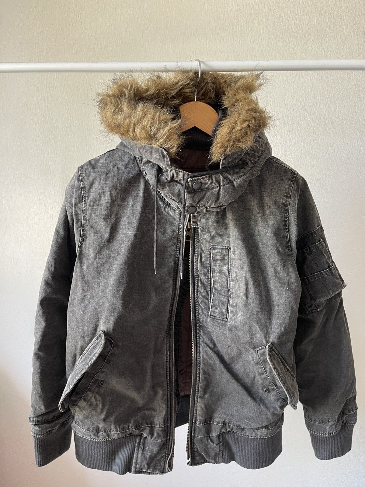 If Six Was Nine 2000s Johnbull Kojima Bomber With Fur Jacket Size US M / EU 48-50 / 2 - 14 Thumbnail
