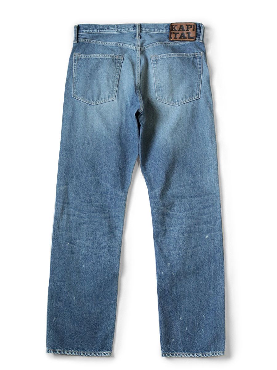 Kapital KAPITAL 14oz indigo denim pants monkey cisco jeans 3year 36 Size US 36 / EU 52 - 9 Thumbnail