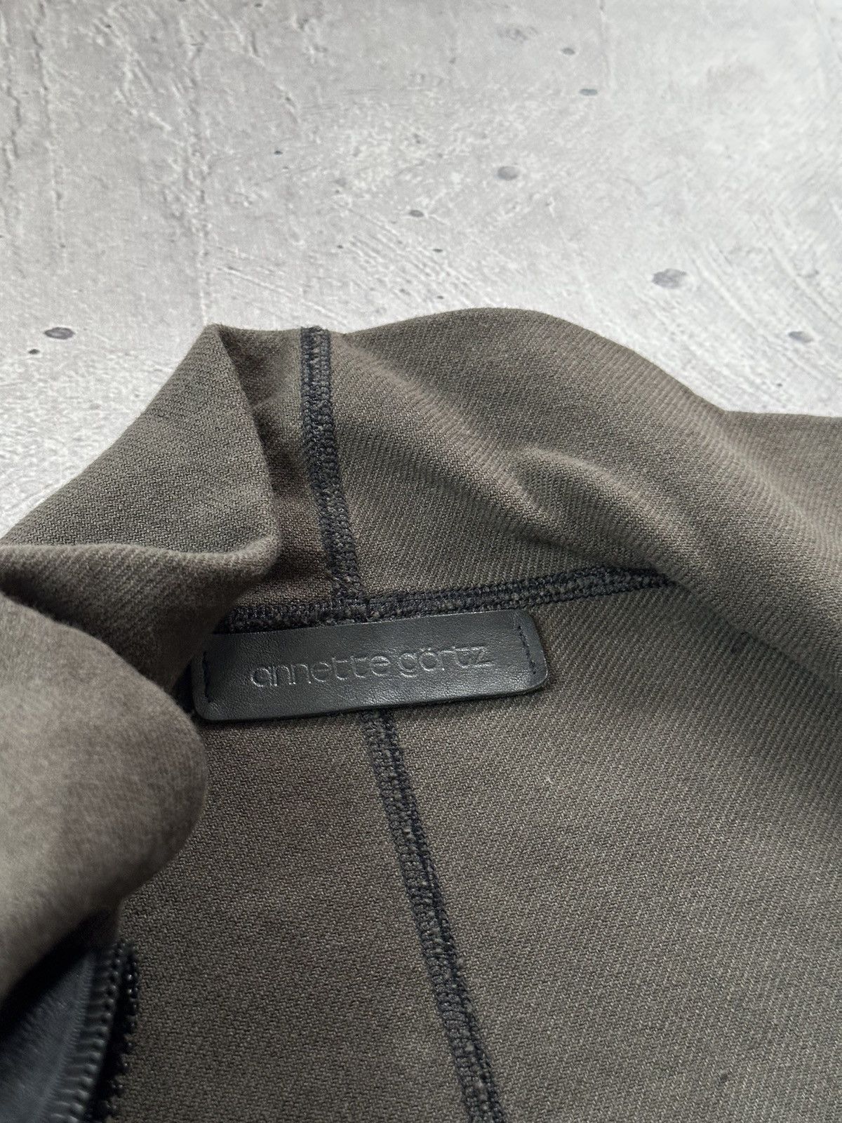 Annette Gortz × If Six Was Nine Annette Görtz Avant Wool Designer Jacket Germany Size M / US 6-8 / IT 42-44 - 8 Thumbnail