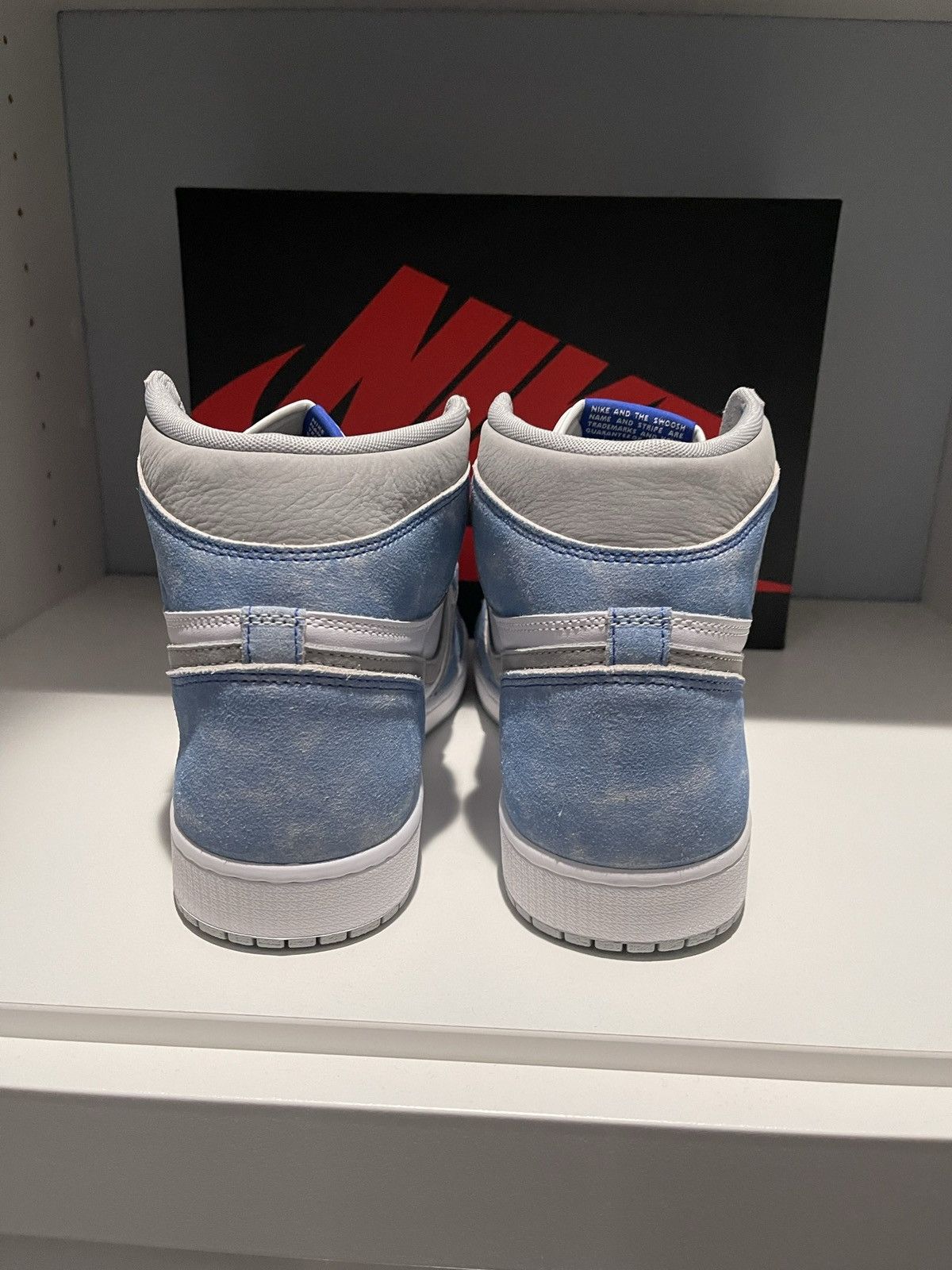 Jordan Brand Jordan 1 Hyper Royal Smoke Grey Size US 13 / EU 46 - 4 Thumbnail