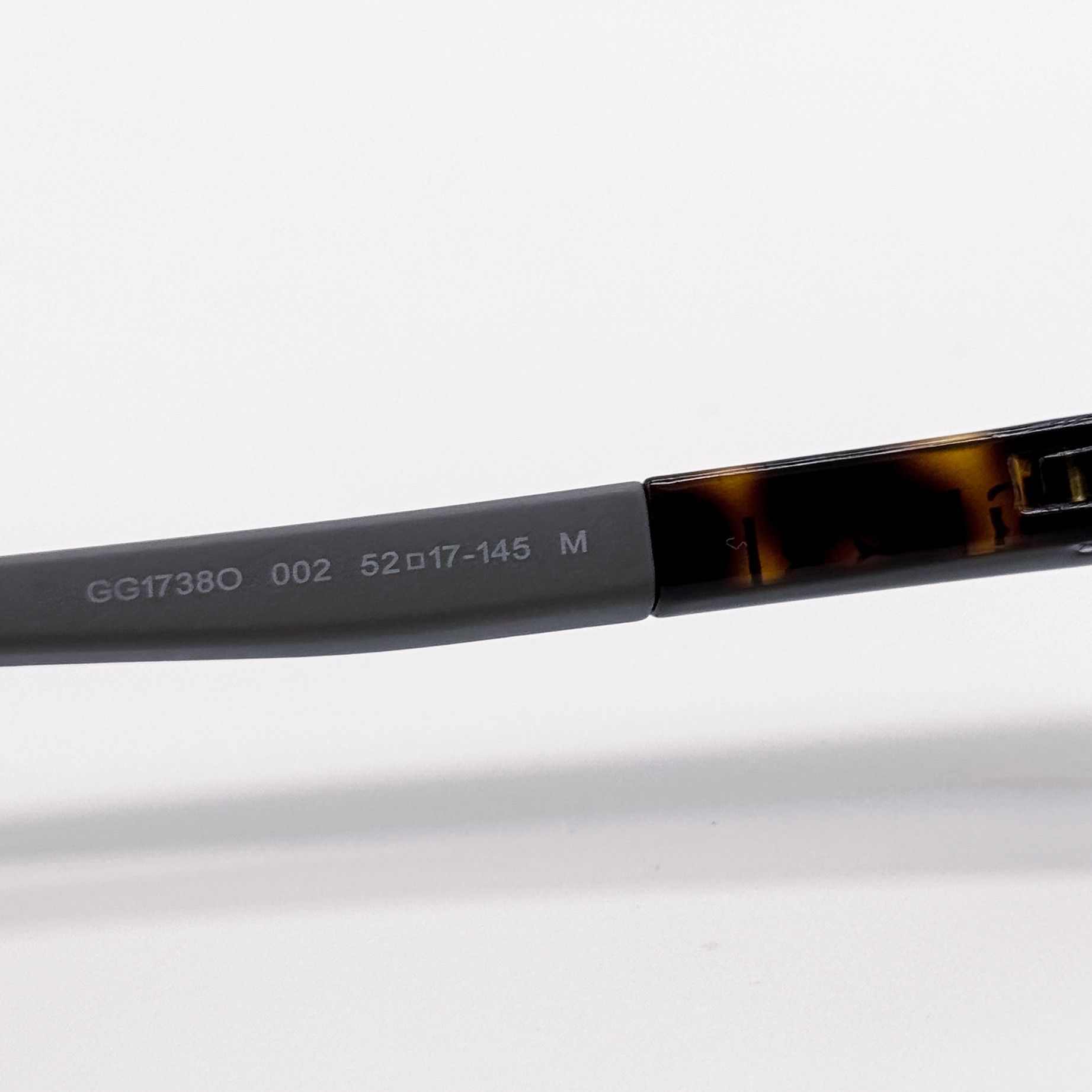Gucci NEW GUCCI GG1738O 002 HAVANA/GREY MEN EYEGLASSES GUCCI Size ONE SIZE - 10 Thumbnail