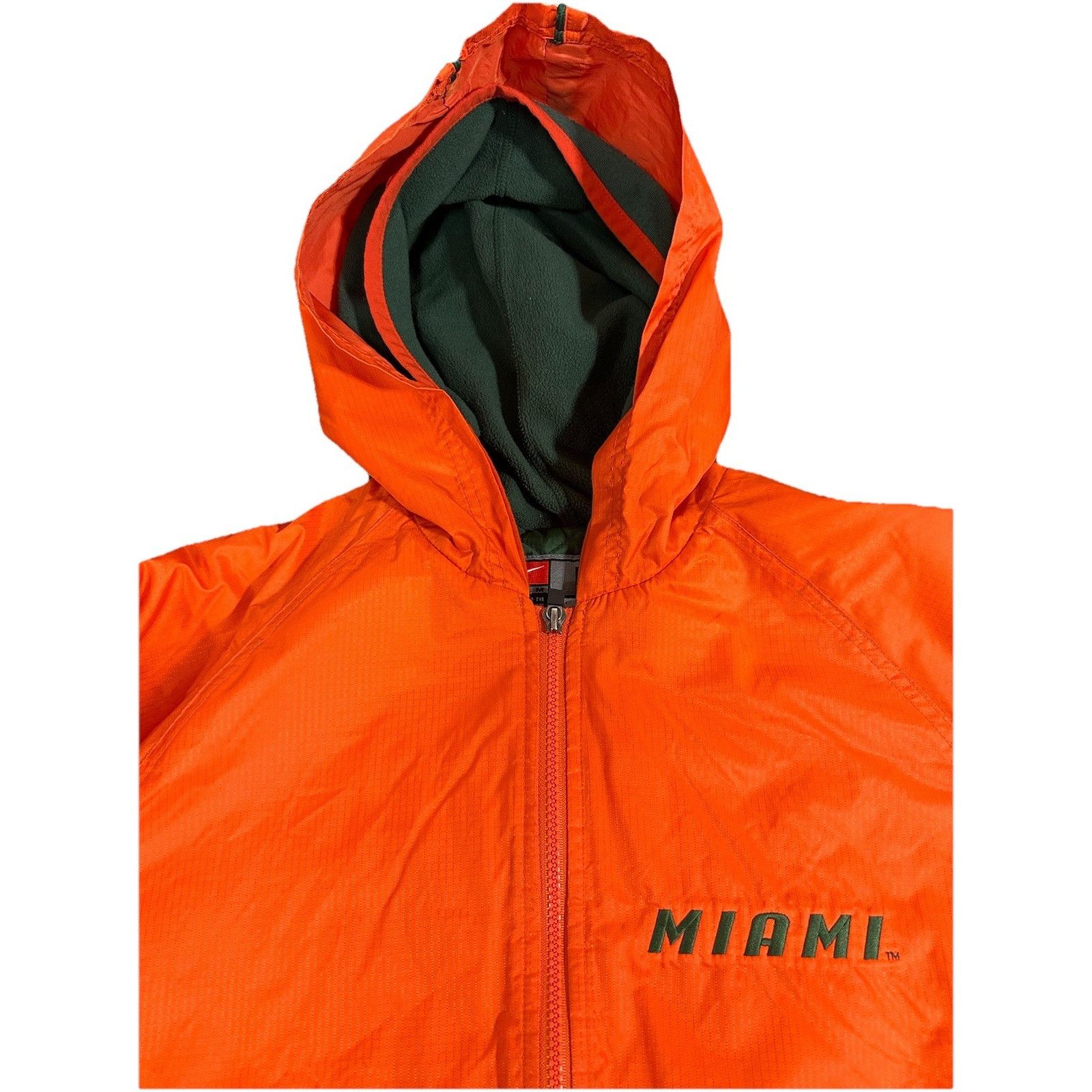 Nike Vintage Nike Miami U Hurricanes Parka Sports Jacket Coat Foo Size US M / EU 48-50 / 2 - 2 Thumbnail