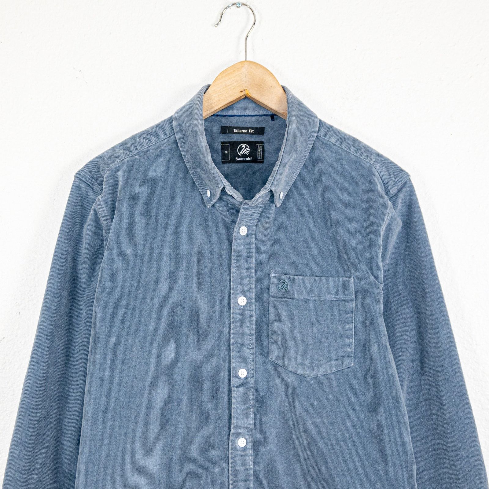 Other Swanndri Medium Ranfurly Corduroy Button down Shirt blue Size US M / EU 48-50 / 2 - 2 Thumbnail