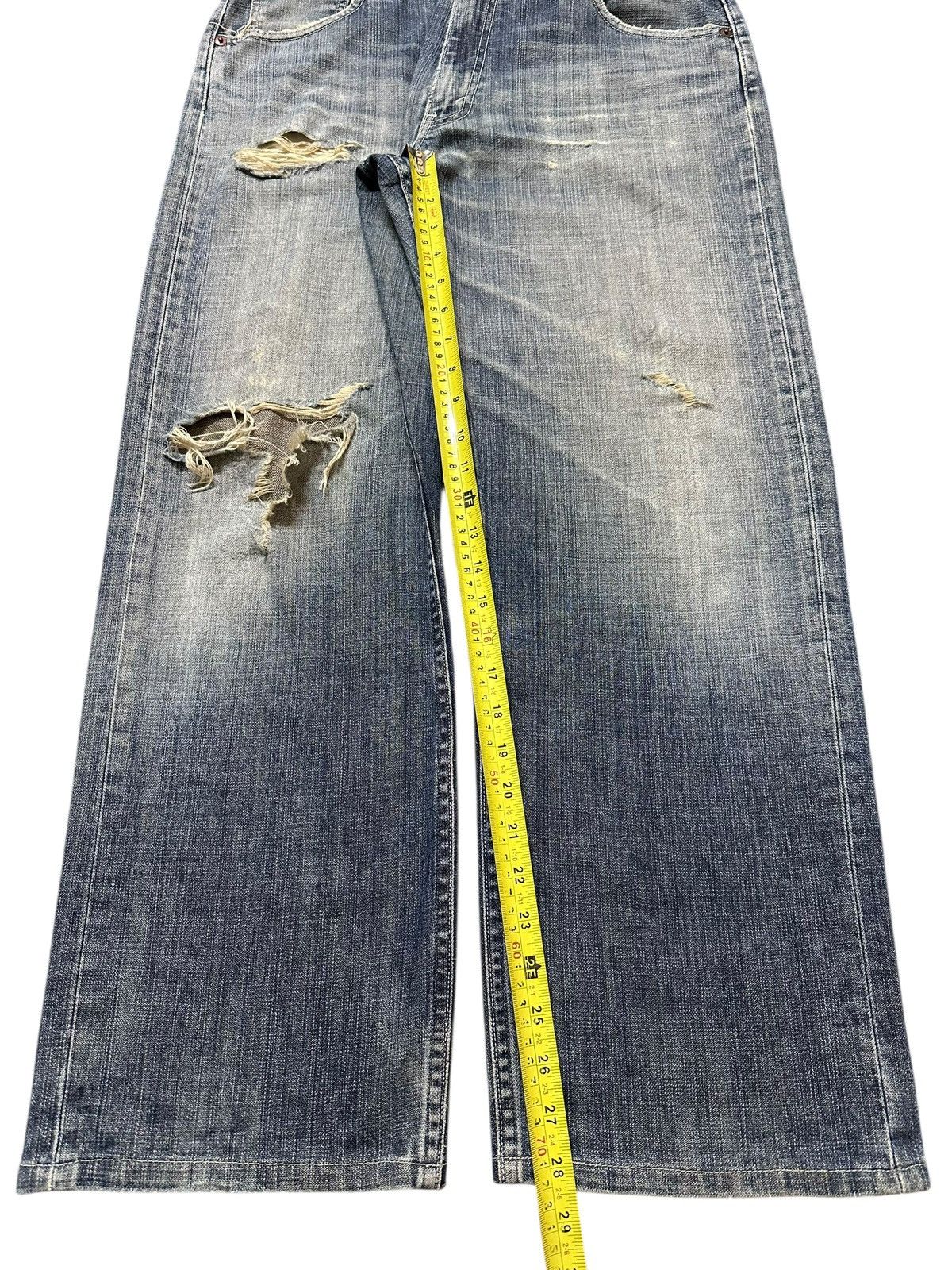 Levi's Vintage 90s Levis 503 Blue Wash Faded Distressed Baggy Jeans Size US 34 / EU 50 - 14 Thumbnail