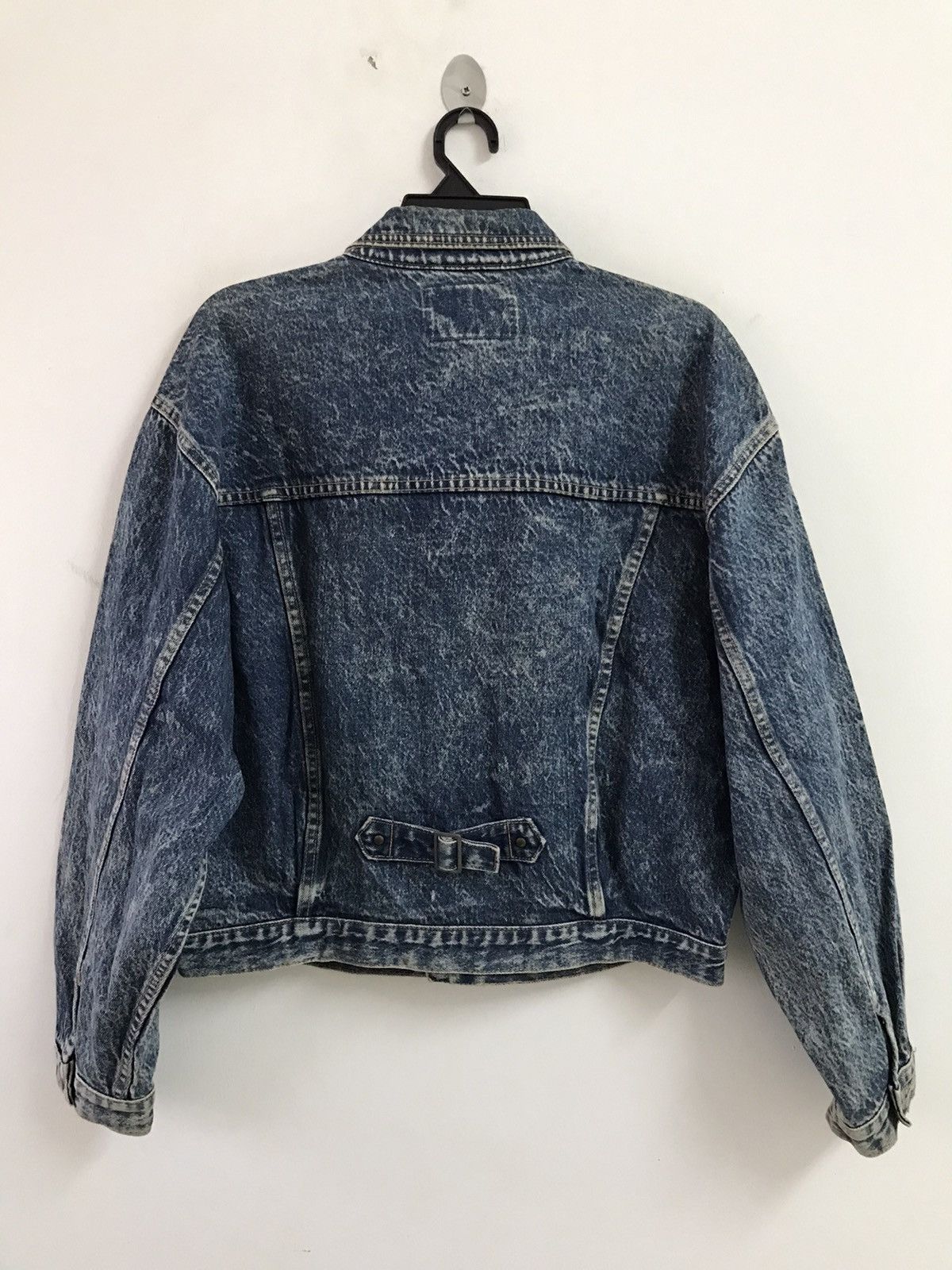 Big John × Vintage Vintage Big John Scoville Acid Wash Crop denim jacket Size US L / EU 52-54 / 3 - 7 Thumbnail