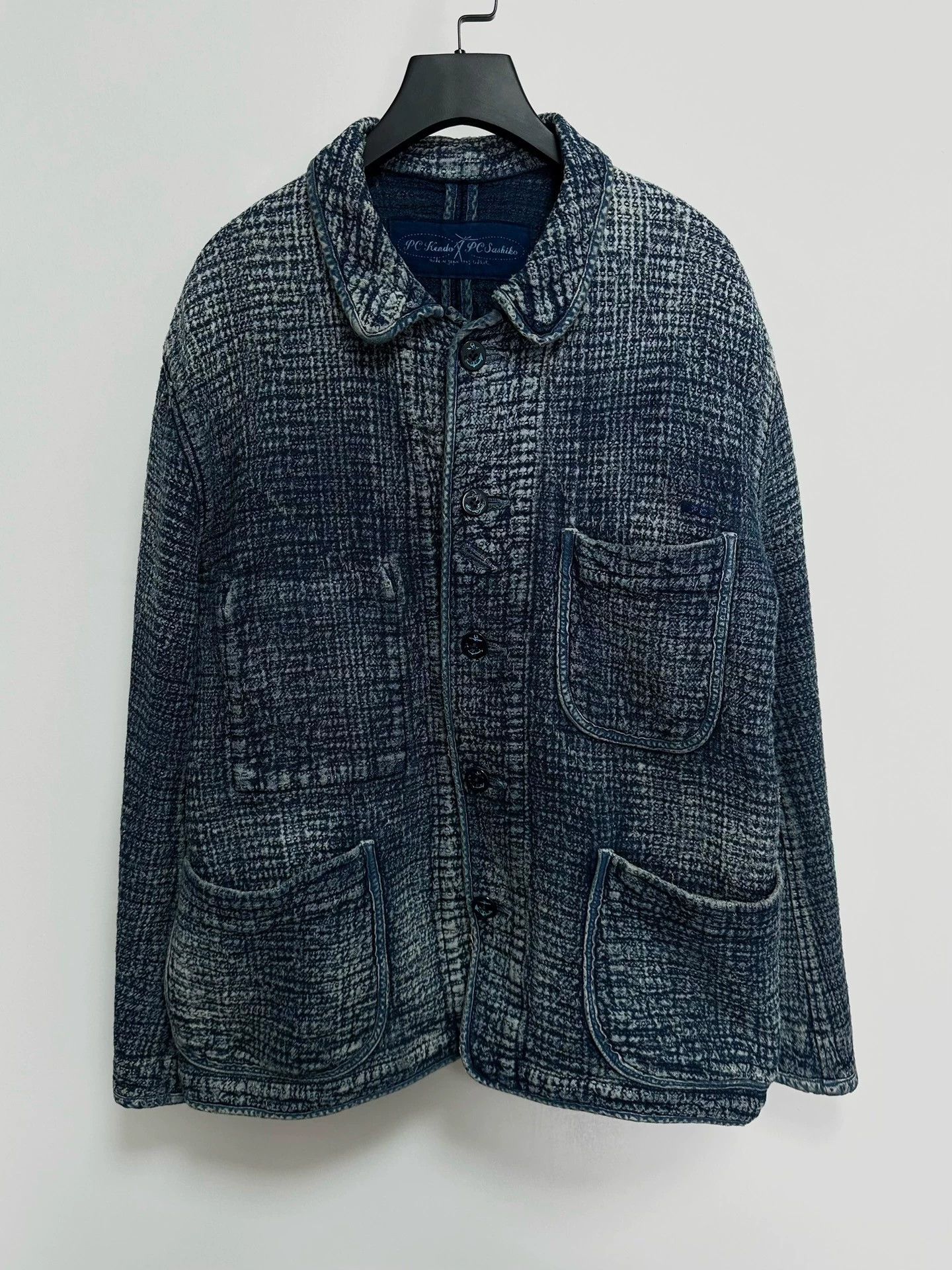Porter Porter Classic Kendo Indigo Sashiko Work Jacket S Size US S / EU 44-46 / 1 - 1 Thumbnail