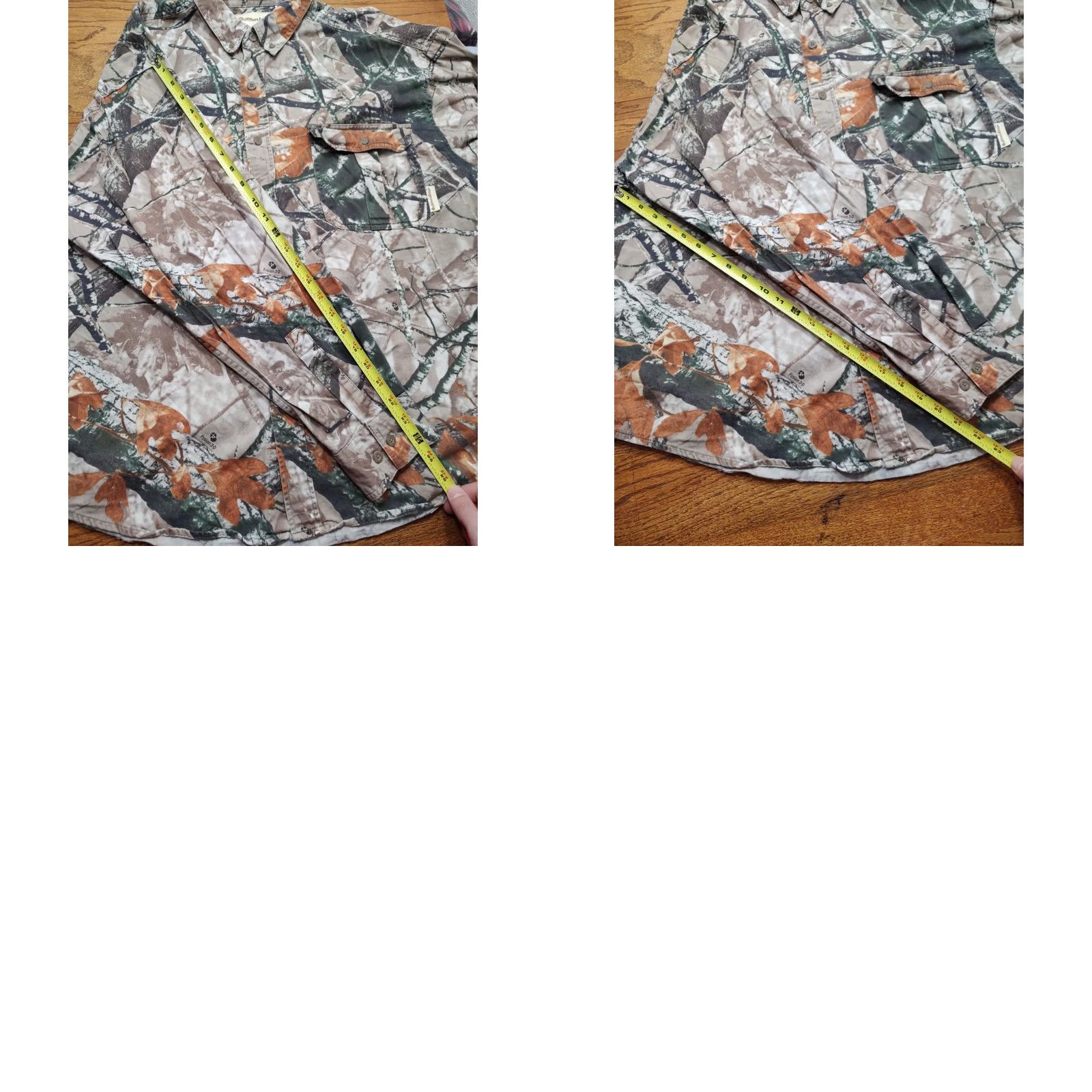 Vintage Outfitters Ridge Button-Up Shirt Mens 2XL Brown Camouflage Twill Cotton Long Sleeve Button-Down Pocketed Shirt Size US XXL / EU 58 / 5 - 8 Thumbnail