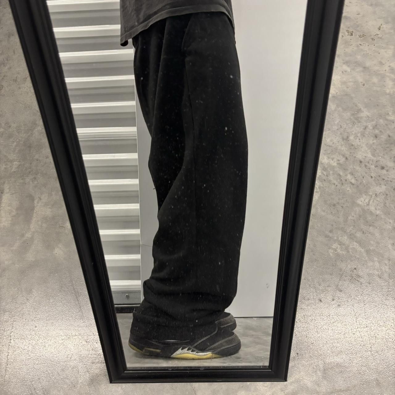 Japanese Brand × Vintage Crazy Vintage Y2K/2000s Baggy Black Skater Essential Sweatpants! Size US 38 / EU 54 - 2 Thumbnail