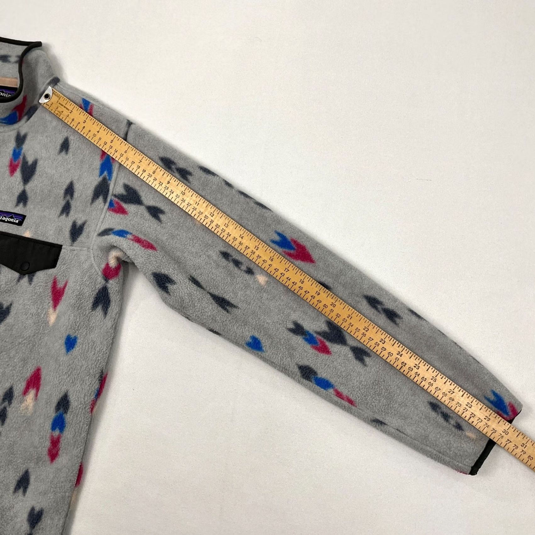 Patagonia Patagonia Synchilla Snap T Fleece Pullover Womens M Gray Wish Tails Big Hiking Shirt Pullover Mens Womens Boys Girls Size M / US 6-8 / IT 42-44 - 7 Thumbnail