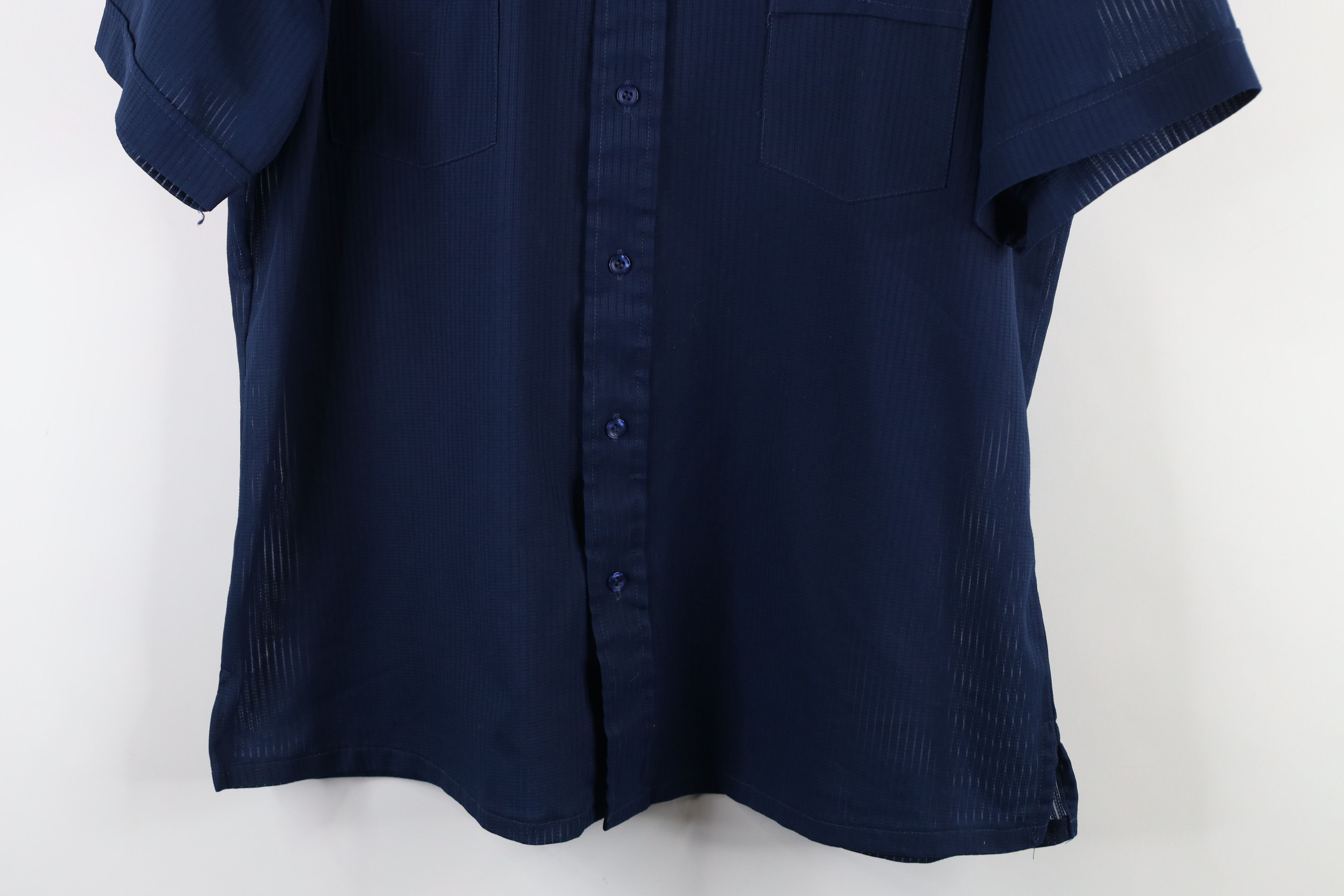 Vintage Vintage 70s Streetwear Short Sleeve Collared Button Shirt Size US L / EU 52-54 / 3 - 3 Thumbnail