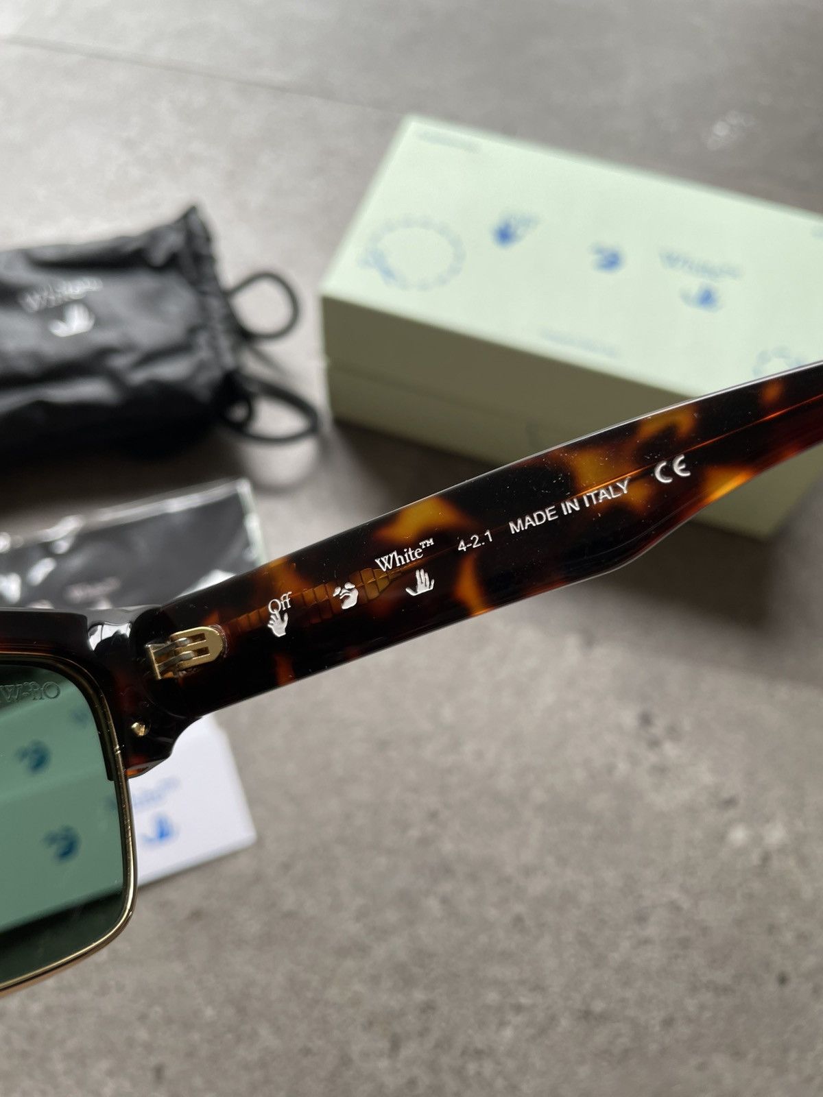 Off-White OFF WHITE Washington 055 Havana Sunglasses Size ONE SIZE - 5 Thumbnail