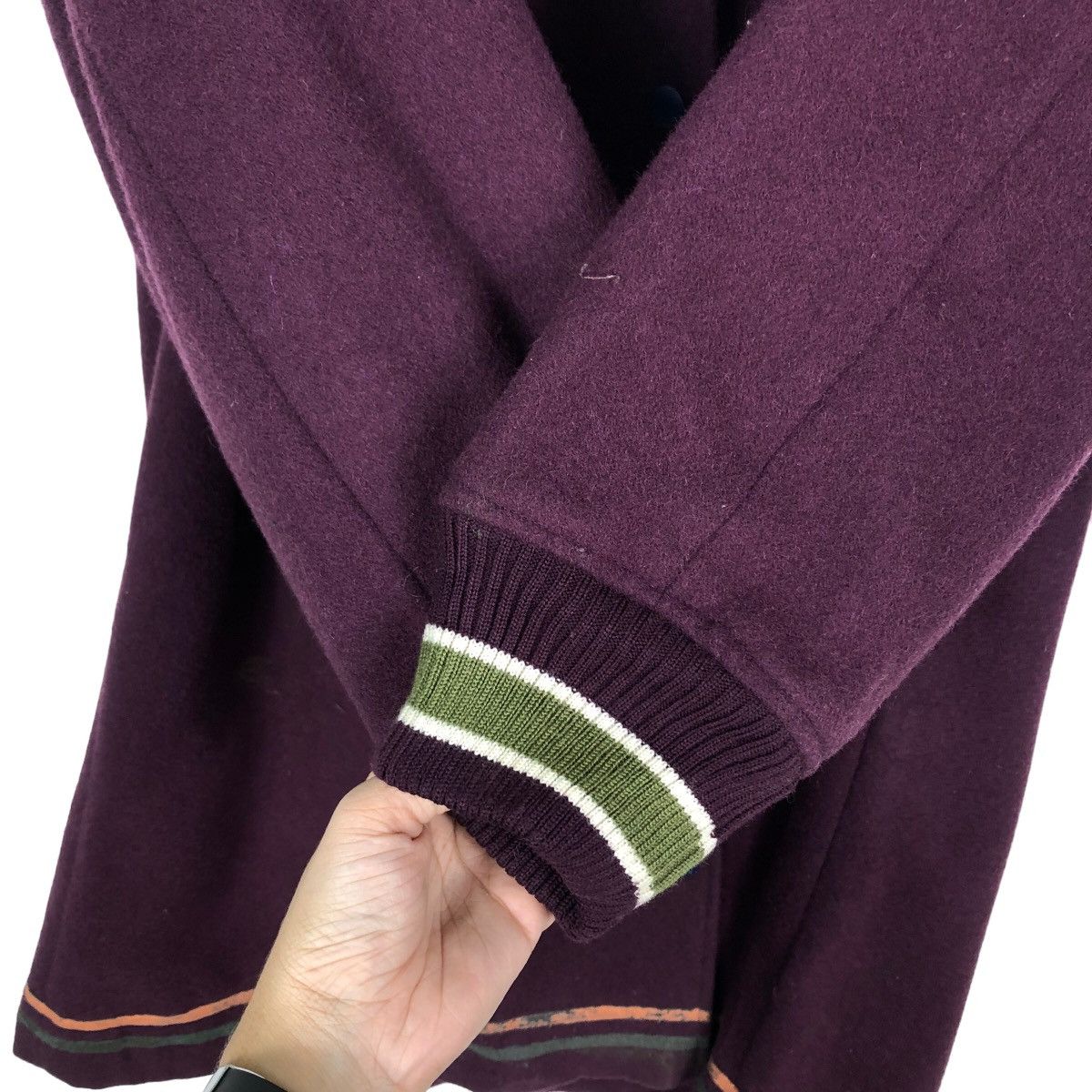 Japanese Brand 🔥Rich Purple - Long Wool Jacket Betty’s Blue Shinji Abe Size US M / EU 48-50 / 2 - 12 Thumbnail