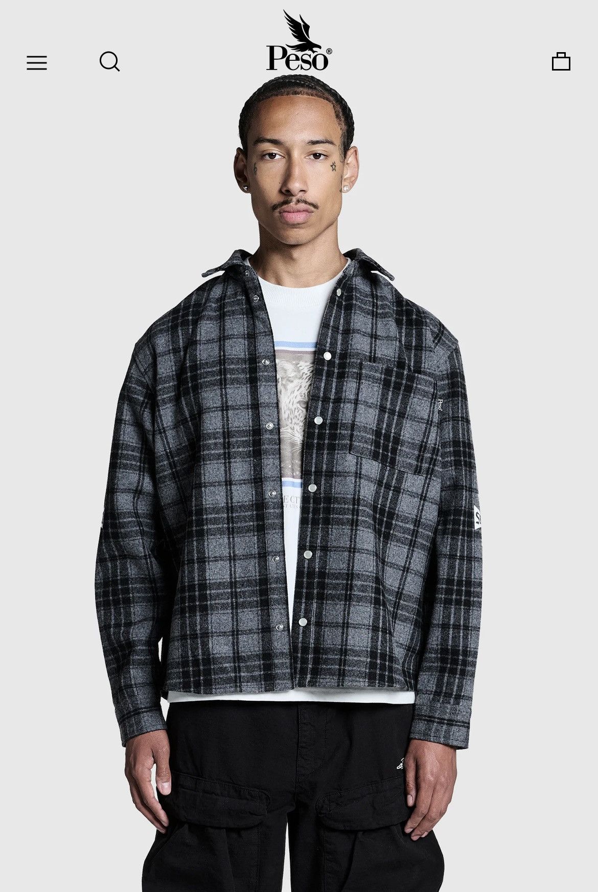 Peso Peso Boulevard Flannel Shirt Size US M / EU 48-50 / 2 - 1 Thumbnail