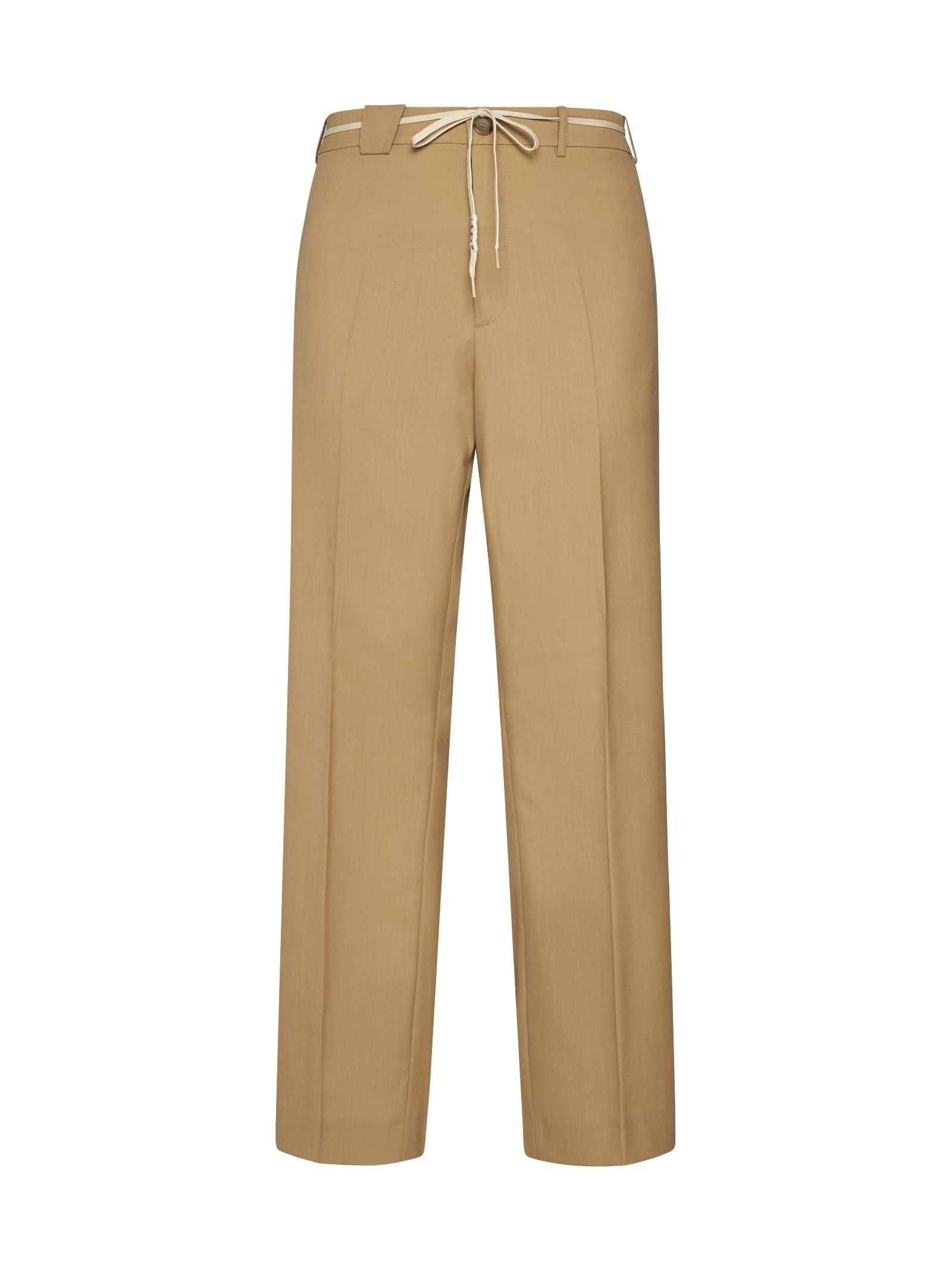 Marni o1srvl11e0724 Trouser in Beige Size US 32 / EU 48 - 1 Thumbnail