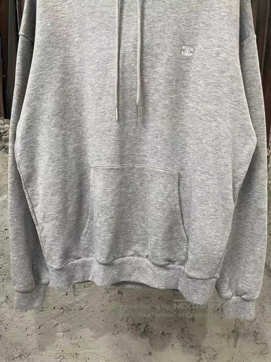 Celine gray celine hoodie with logo. Size US S / EU 44-46 / 1 - 4 Thumbnail