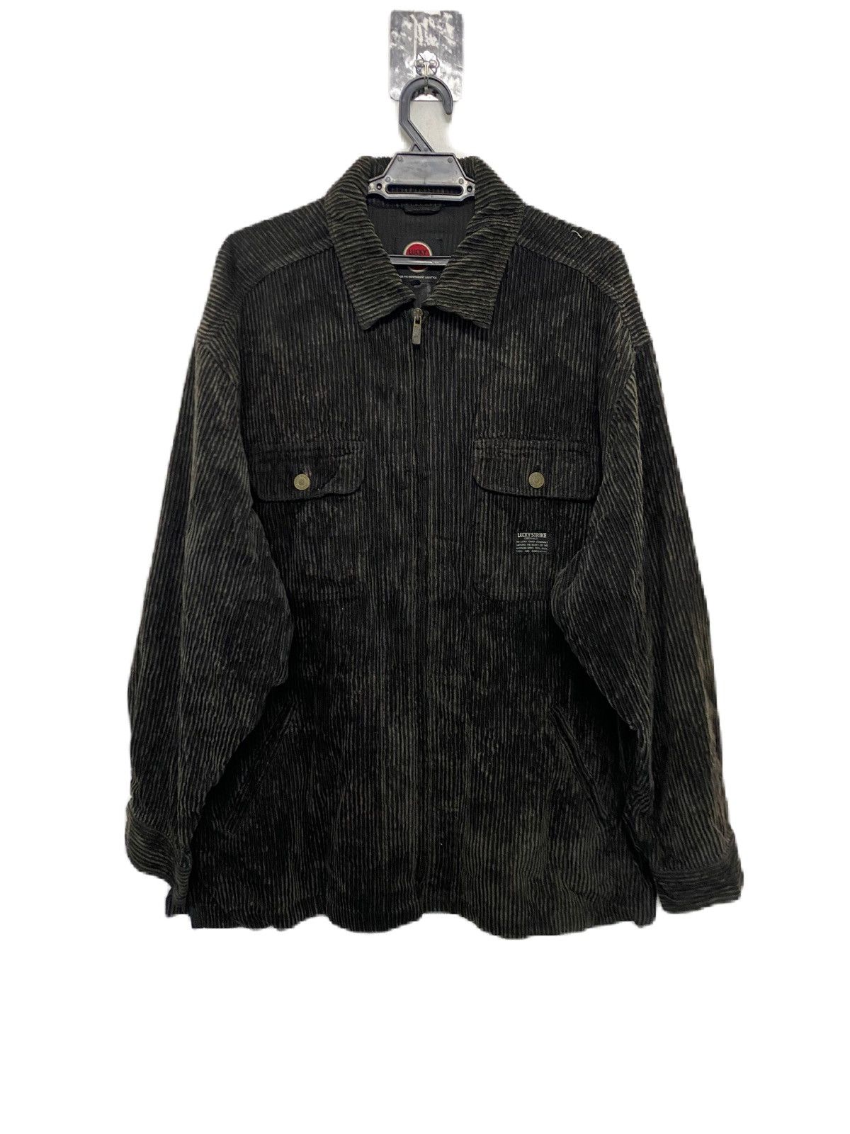 Vintage VINTAGE LUCKY STRIKE CORDUROY DESIGN JACKET Size US L / EU 52-54 / 3 - 1 Thumbnail