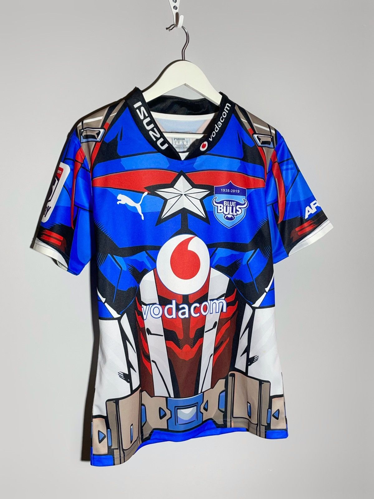 Puma Blue Bulls Captain America 2019 Rugby Jersey Size US S / EU 44-46 / 1 - 2 Thumbnail
