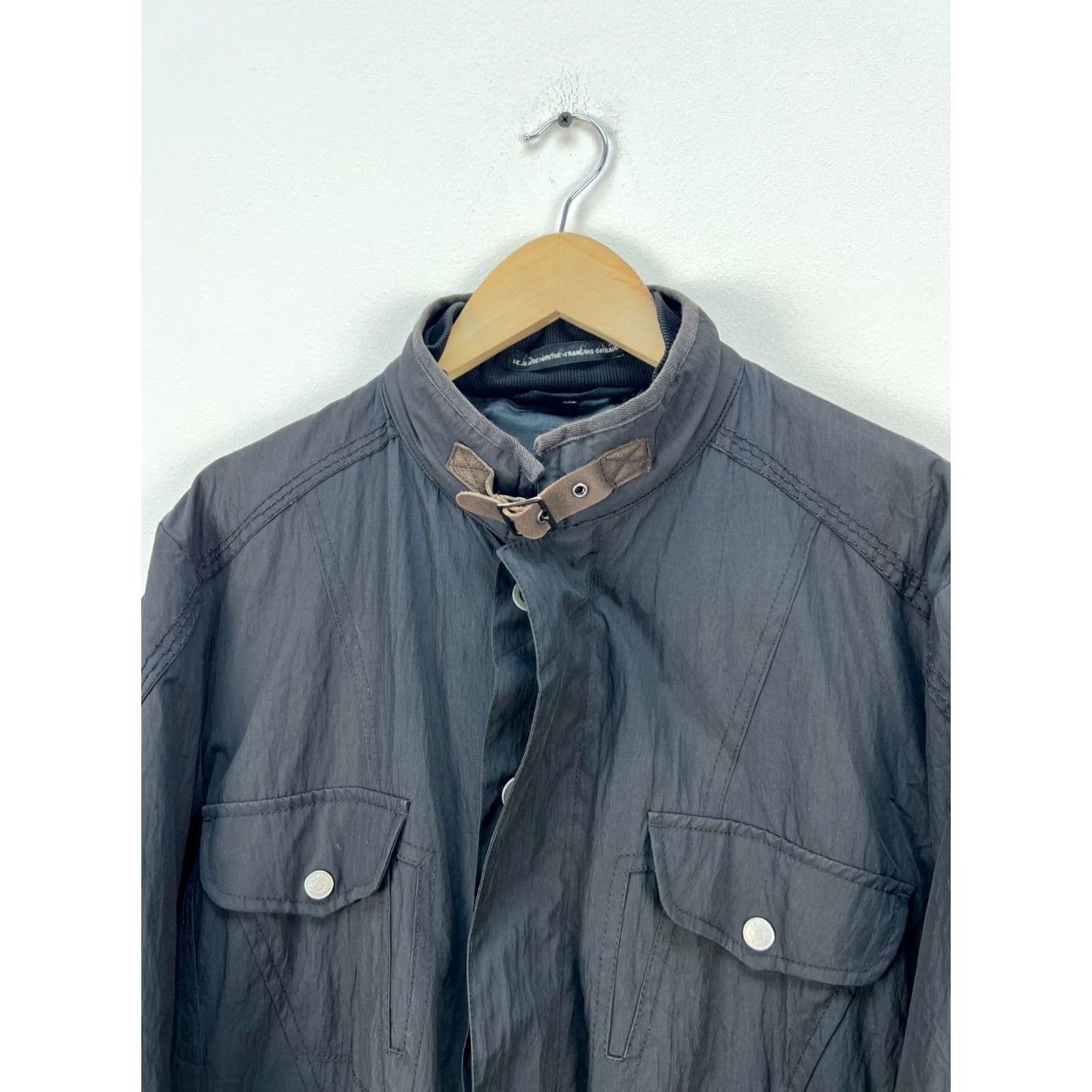 Vintage VINTAGE Le Jean de Marithe Francois Girbaud Jacket Men XL Black Logo Patch 90s Coat Jacket Size US 36 / EU 52 - 5 Thumbnail