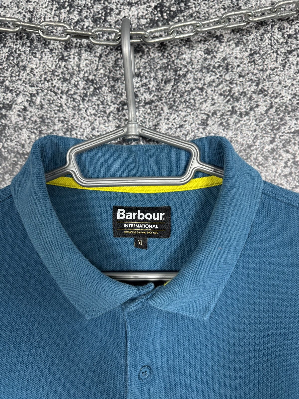 Barbour Barbour International Long Sleeve Polo Shirt Colorblock Logo Size US XL / EU 56 / 4 - 7 Thumbnail