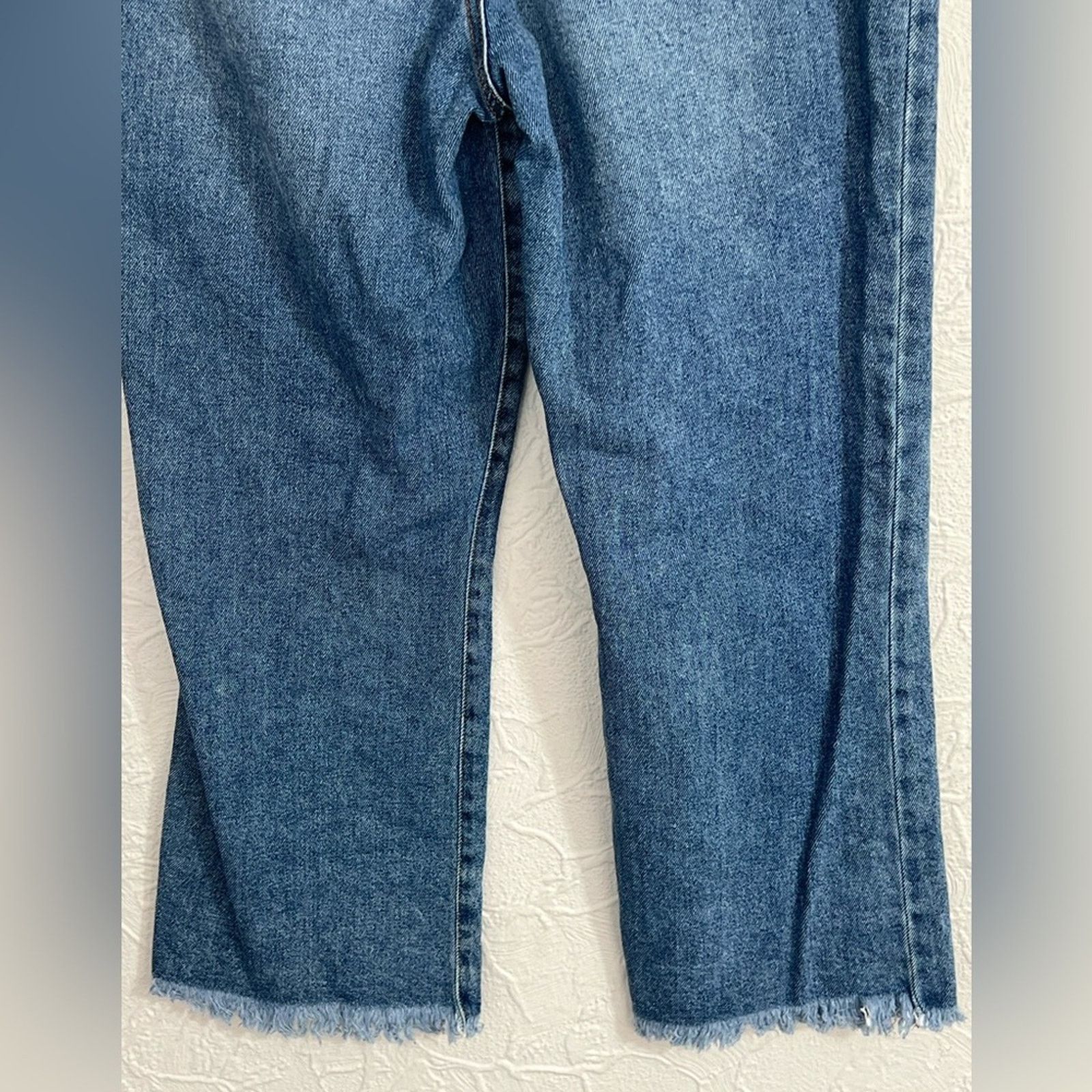 Other Rewash Women's Size 15/24 Blue Denim High Rise Crop Jeans Size 30" / US 8 / IT 44 - 4 Thumbnail