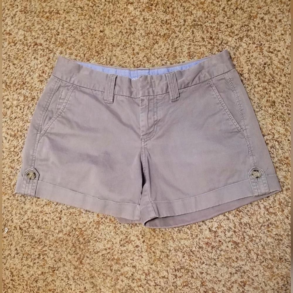 Banana Republic Banana Republic Stretch Gray Shorts Size 4 Size 27" / US 4 / IT 40 - 1 Thumbnail