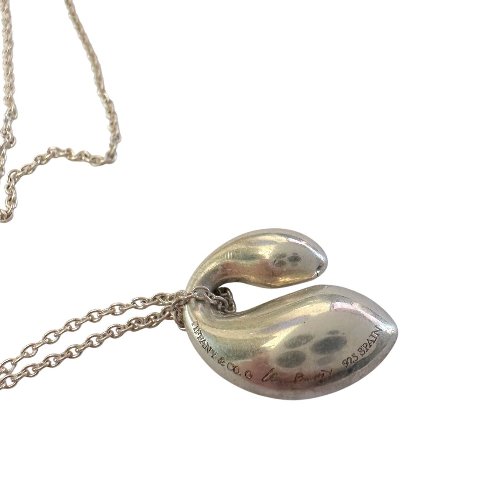 Tiffany & Co. Tiffany & Co Elsa Peretti Double Teardrop Necklace Size ONE SIZE - 13 Thumbnail