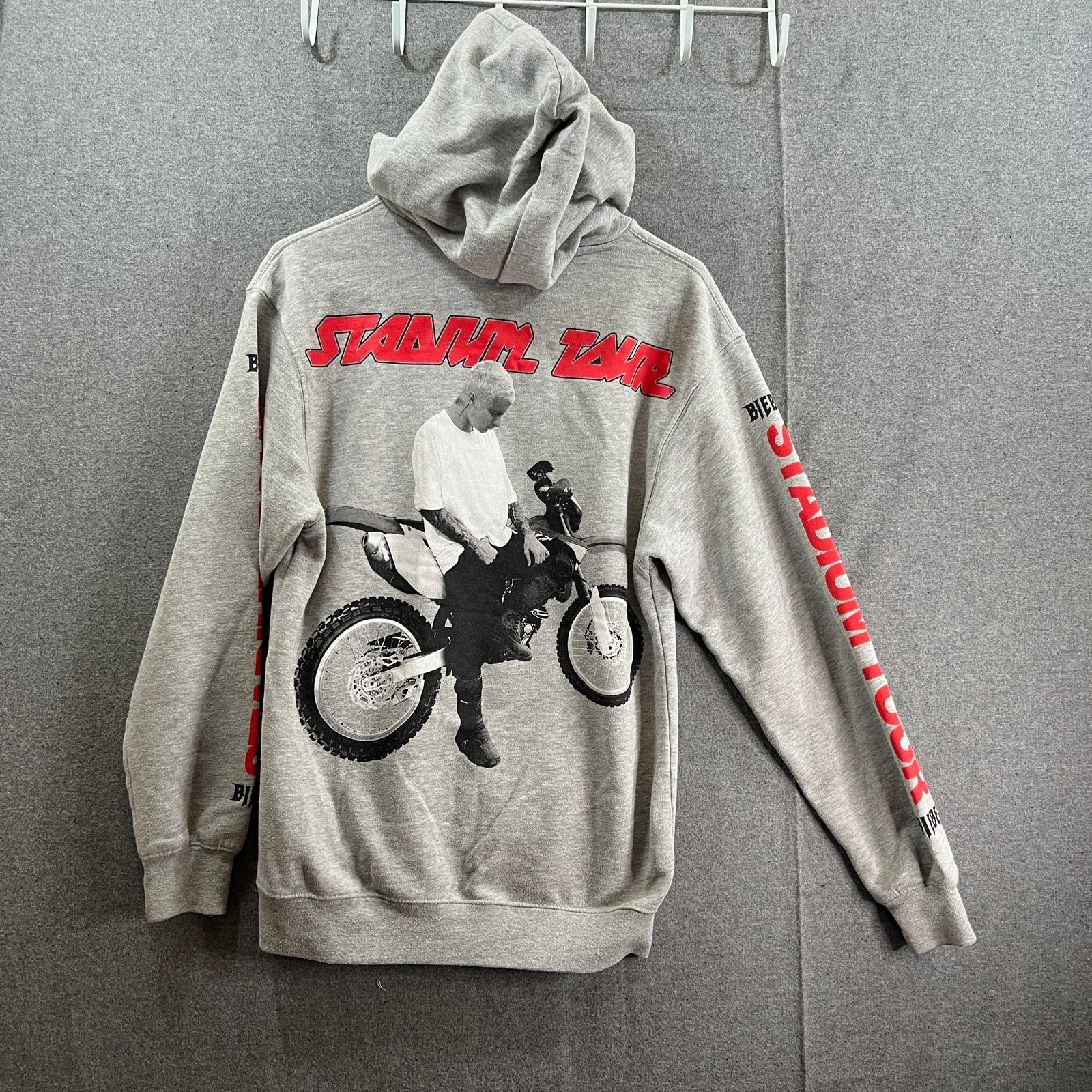 Other Justin Bieber Hoodie Jacket Adult XS Gray Pullover Size US XS / EU 42 / 0 - 2 Thumbnail