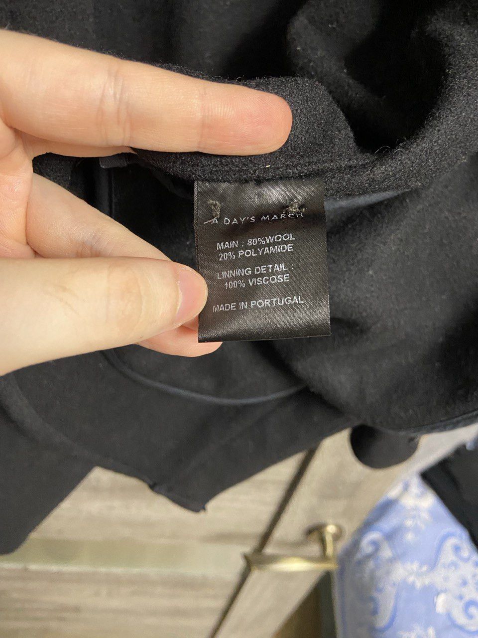 A Day's March A Day's March Wool Overshirt Jacket Black Size US S / EU 44-46 / 1 - 9 Thumbnail