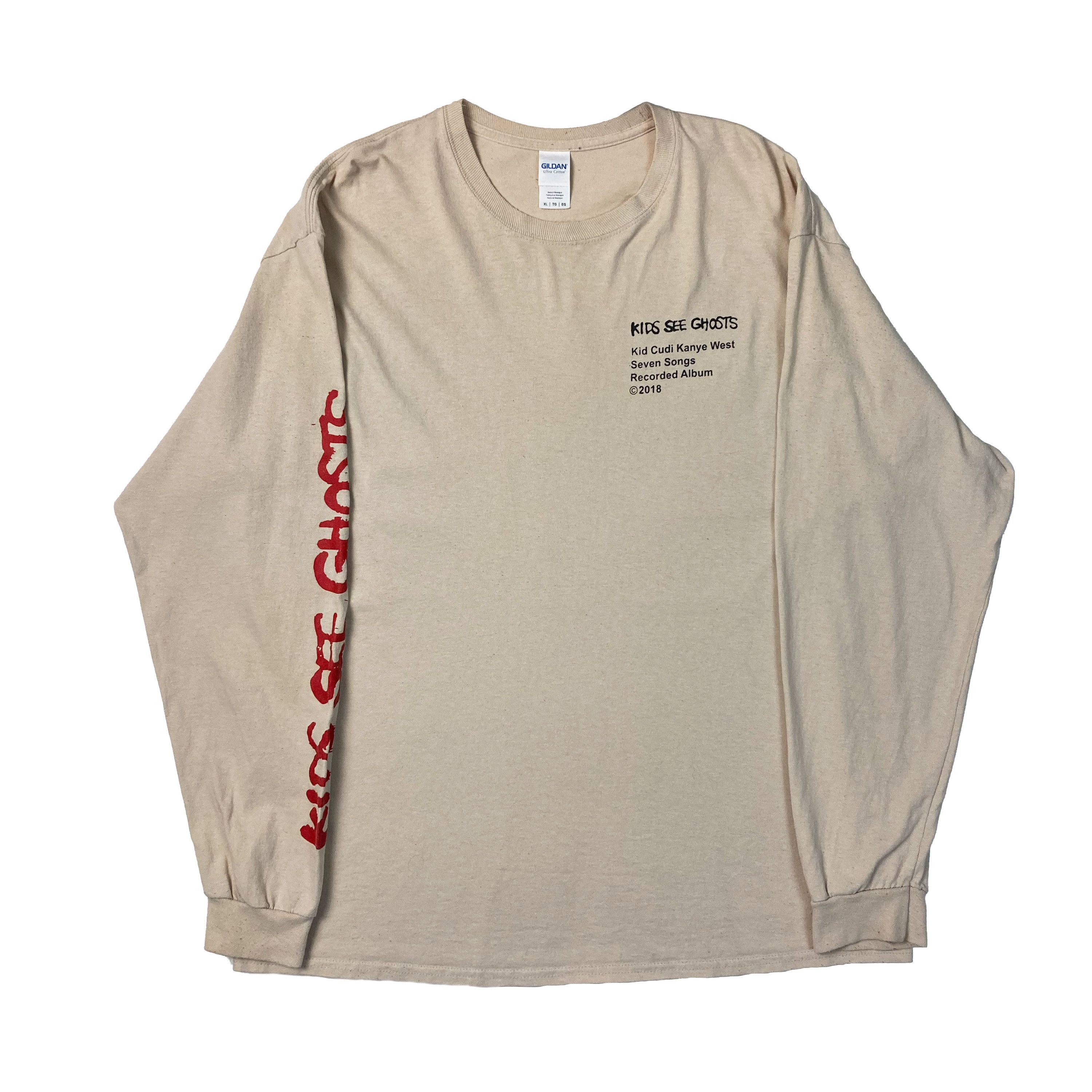 Kanye West Kids See Ghosts Long Sleeve Shirt Virgil Abloh Murakami