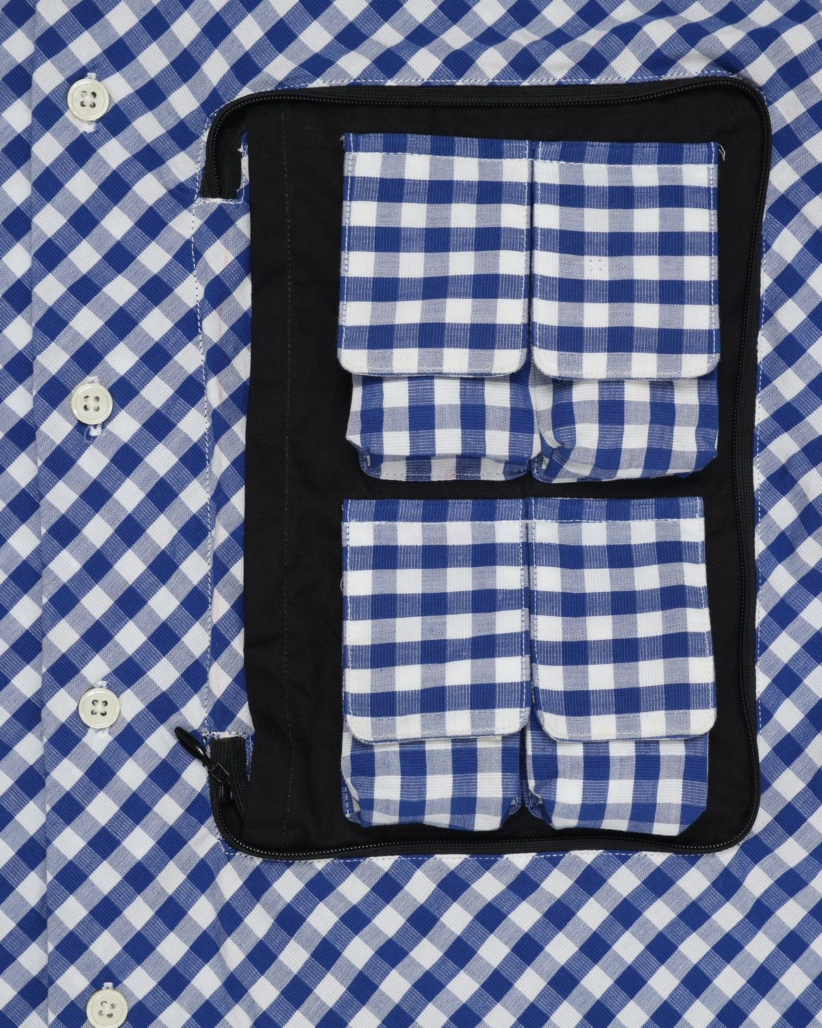 Y's for Men A.A.R Yohji Yamamoto Reworked Modular Pocket Shirt Size US S / EU 44-46 / 1 - 2 Thumbnail