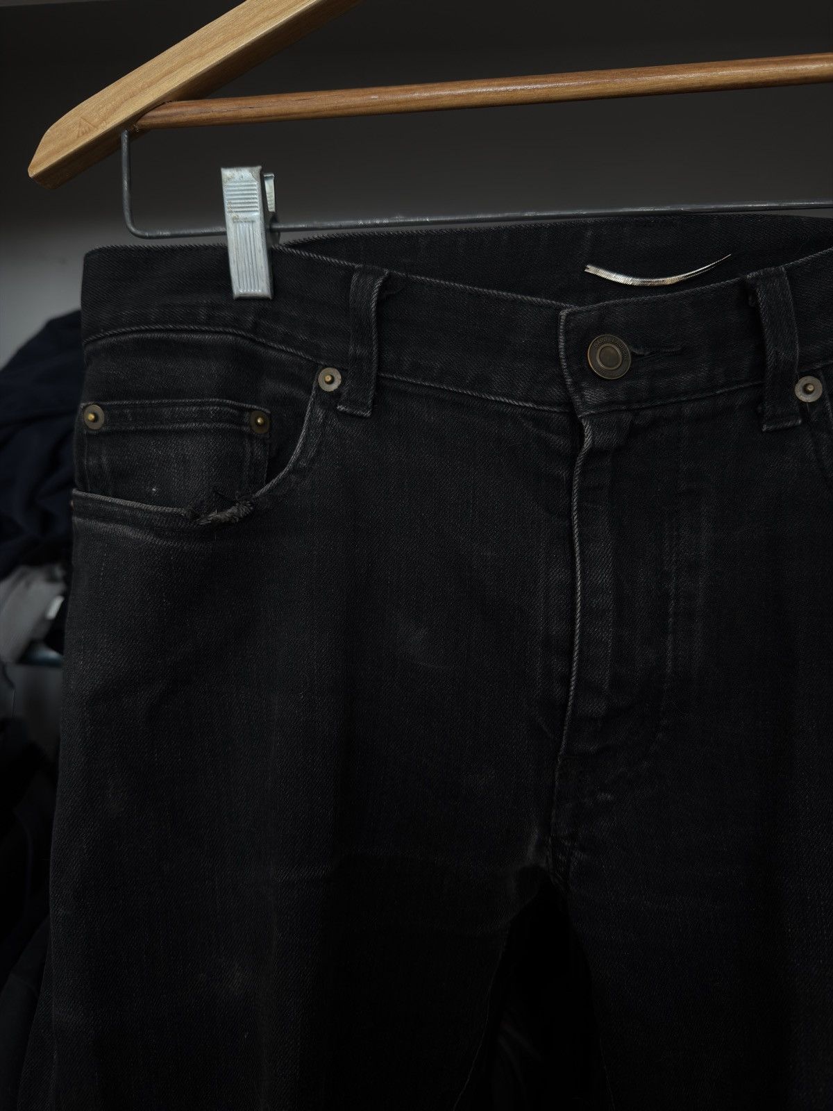 Saint Laurent Paris AW13 hedi slimane Saint laurent paris denim jeans Size US 31 - 2 Thumbnail