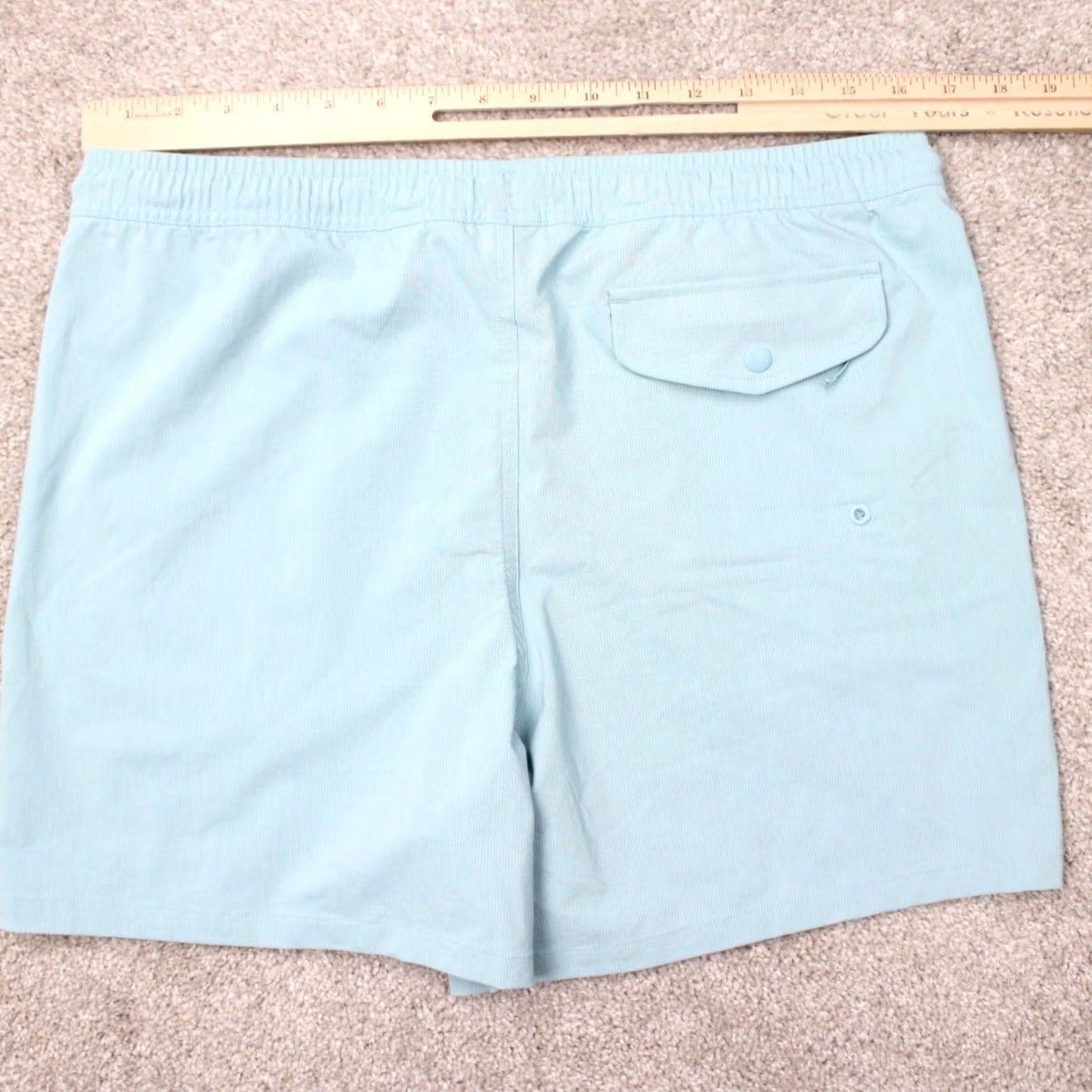 Athleta Athleta Womens Medium Blue Marin 5" Drawstring Board Shorts Gym Activewear Marine Pattern Shorts Woman Size 32" / US 10 / IT 46 - 5 Thumbnail