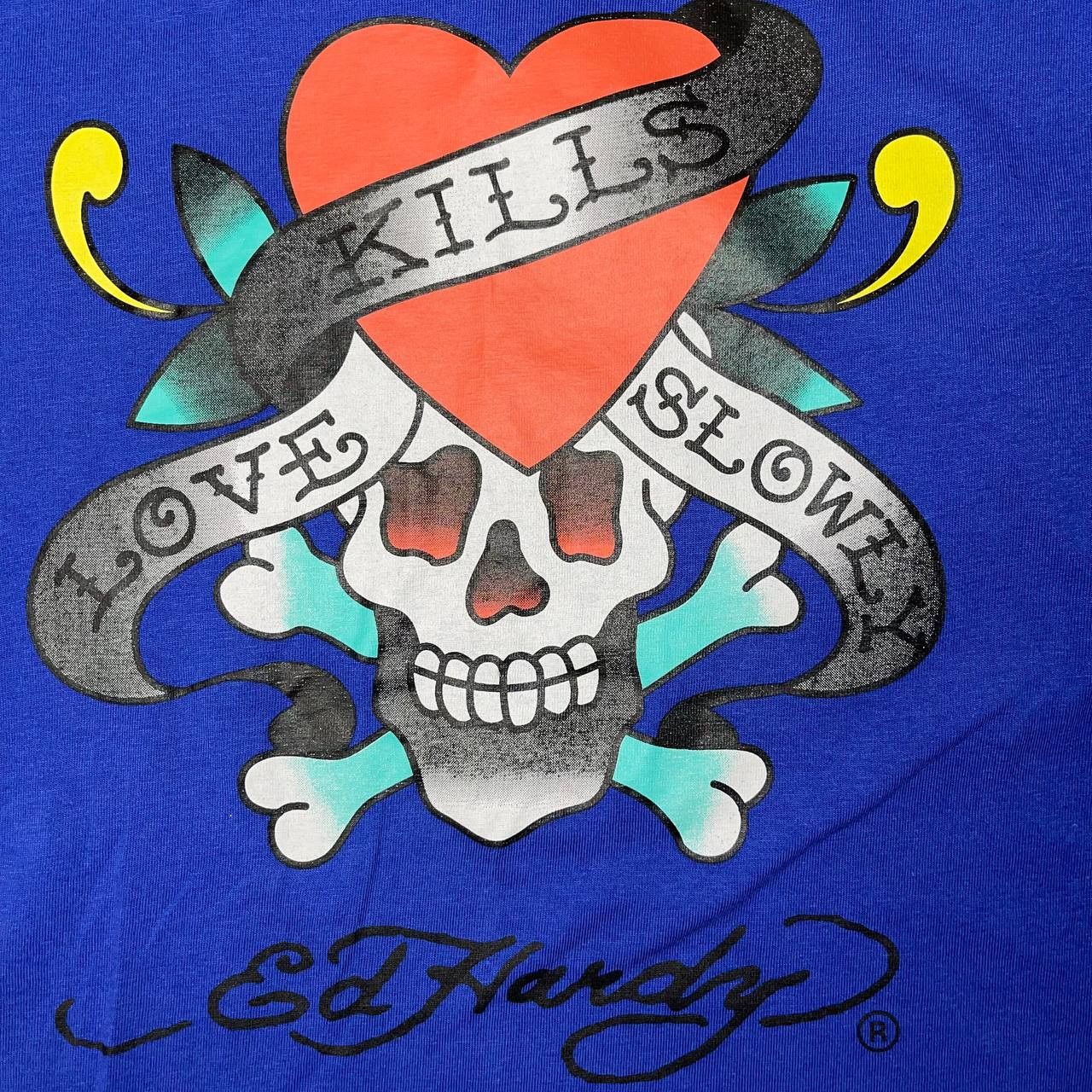 Ed Hardy Ed Hardy Y2K men’s big logo t shirt size Xl Size US XL / EU 56 / 4 - 5 Thumbnail