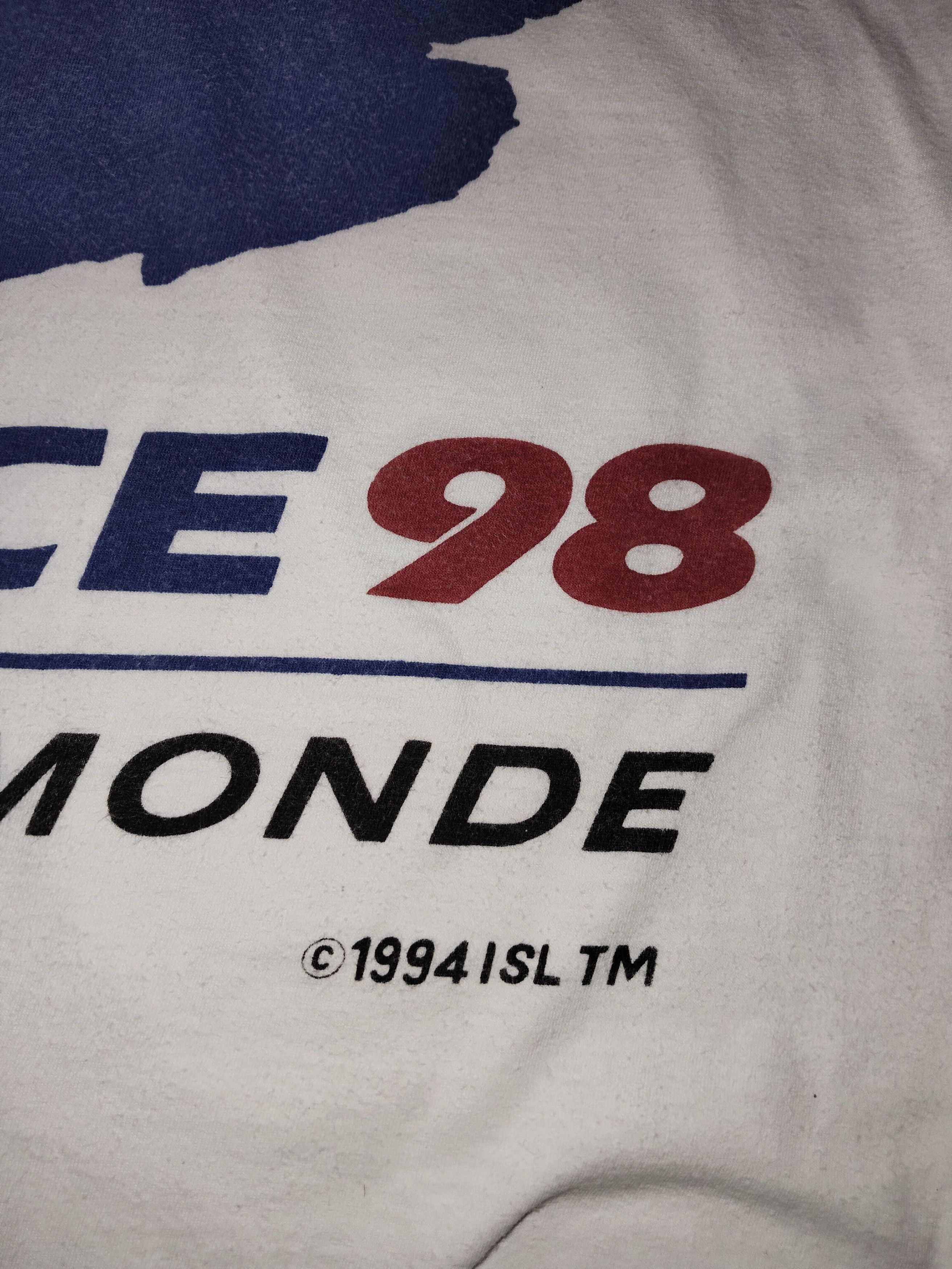 Vintage Vintage FRANCE WORLD CUP 1998 Size US M / EU 48-50 / 2 - 4 Thumbnail