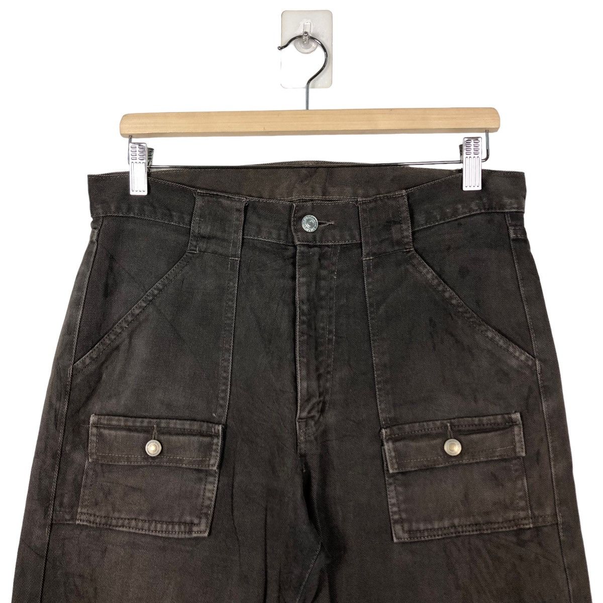 Hysteric Glamour 🔥Bush Pants Cargo Multi Pocket Straight Cut Size US 32 / EU 48 - 3 Thumbnail