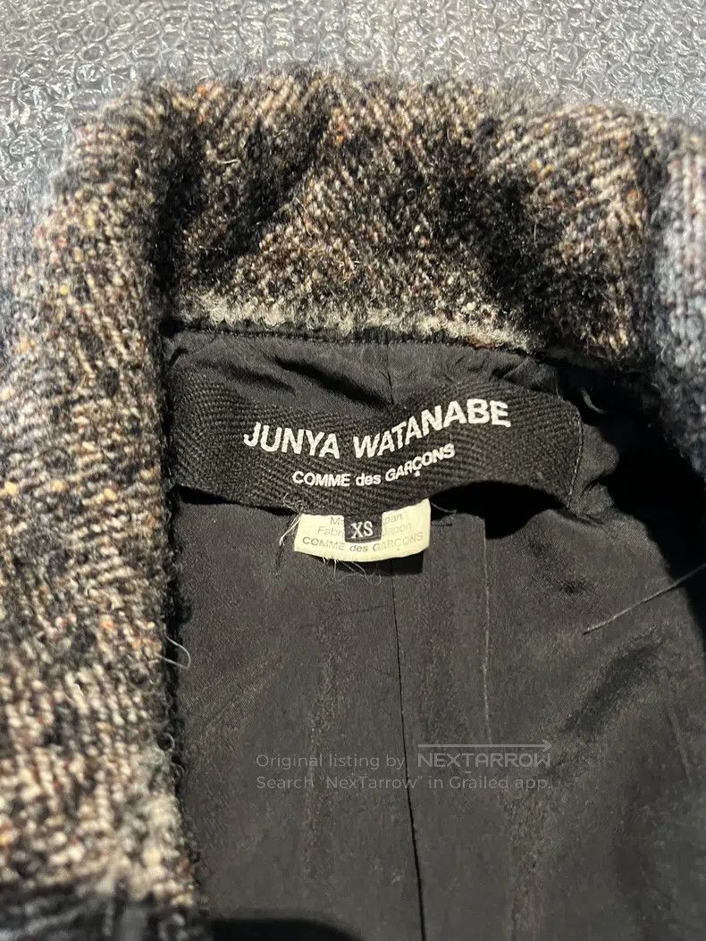 Junya Watanabe Junya Watanabe Distressed Tweed Moto Jacket Size XS / US 0-2 / IT 36-38 - 6 Thumbnail