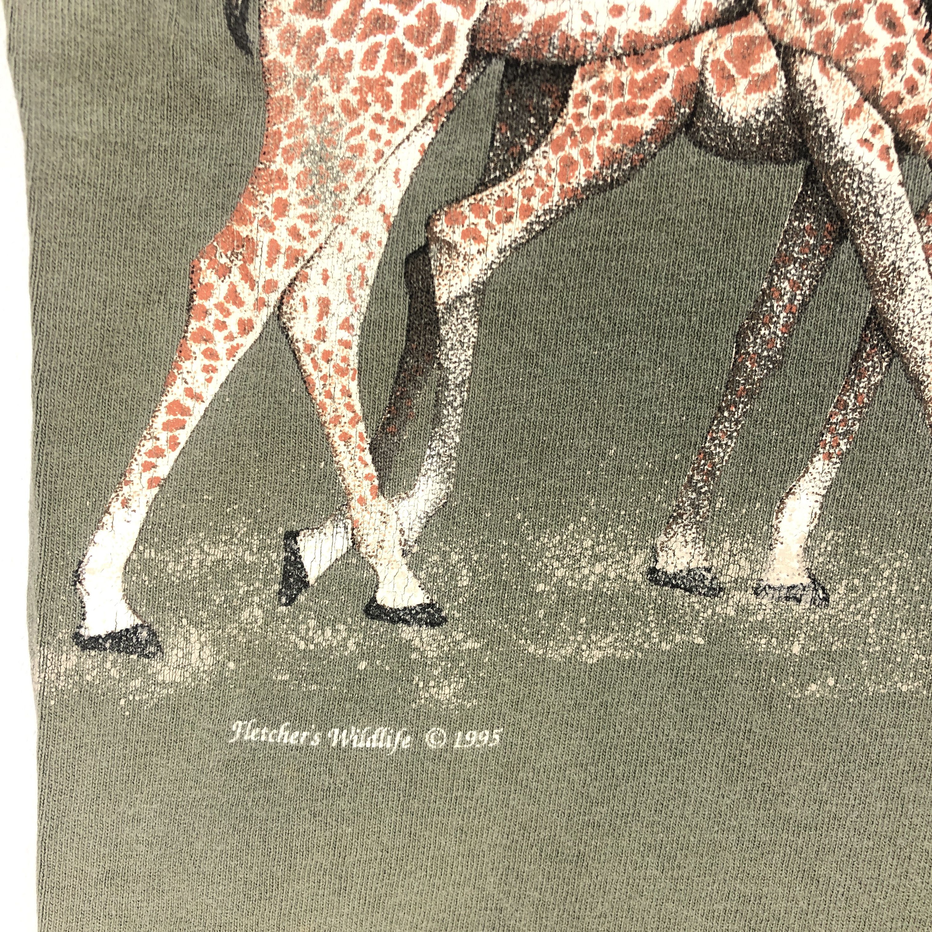 Habitat Vintage Animal T Shirt Giraffe Habitat Zoo 56789 Size US M / EU 48-50 / 2 - 4 Thumbnail
