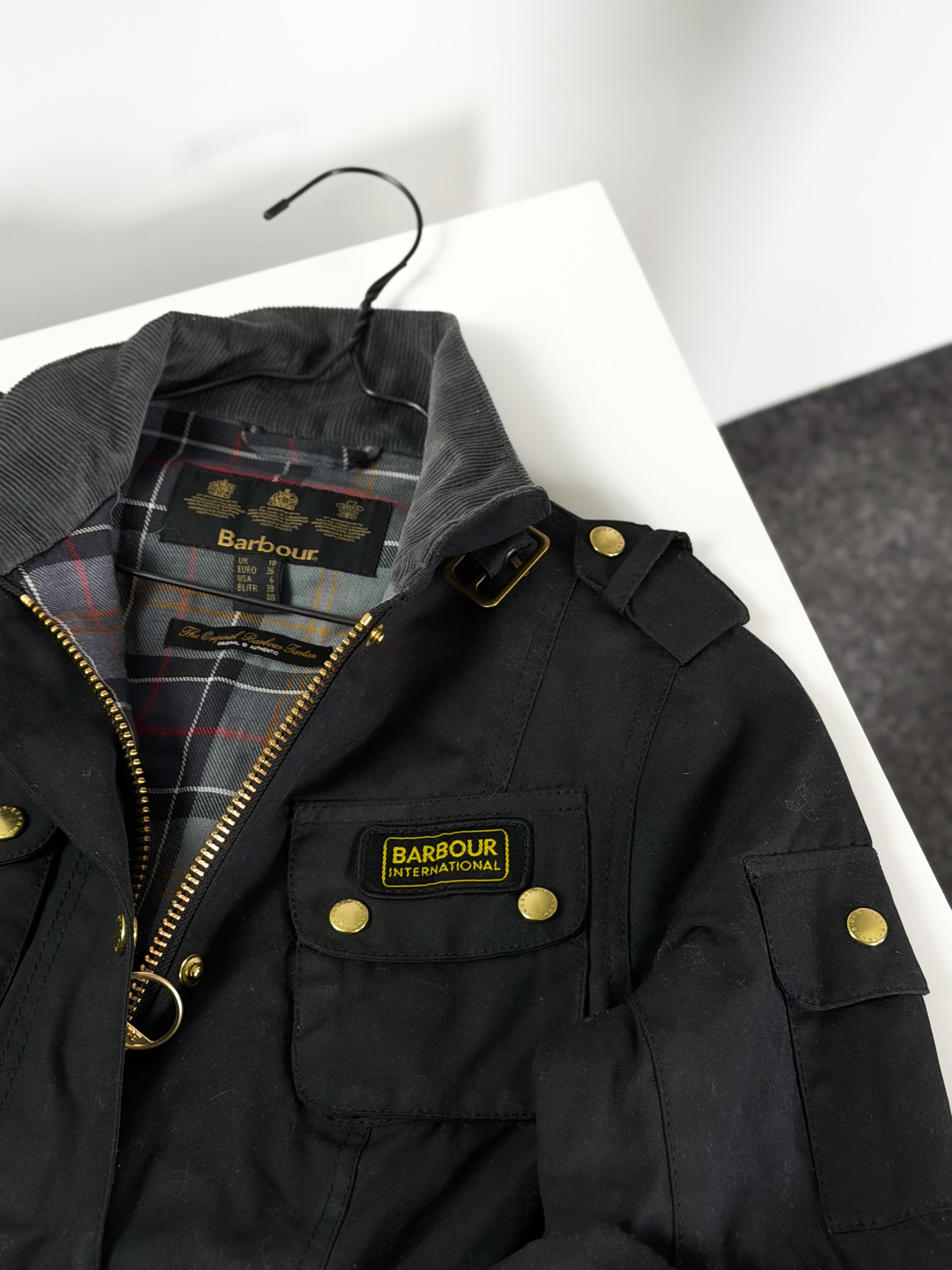 Barbour Barbour International Waxed Women’s Jacket Size M / US 6-8 / IT 42-44 - 3 Thumbnail