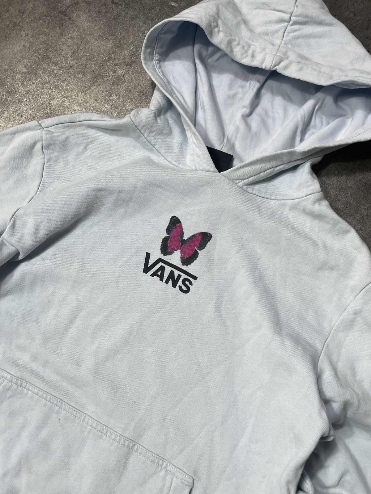 Vans 🔥Offers🔥Vans Hoodie Spellout Butterfly Rare Hype y2k Size XXS / US 00 / IT 34 - 4 Thumbnail